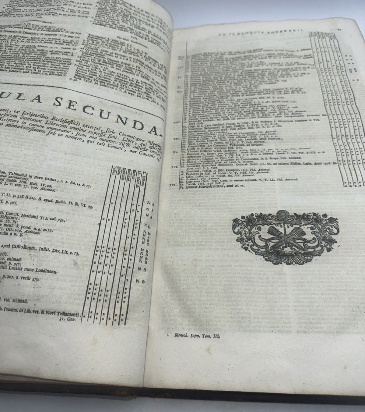 1771 Giovanni Stefano Menochio Latin Theological Commentary Leather Vol III