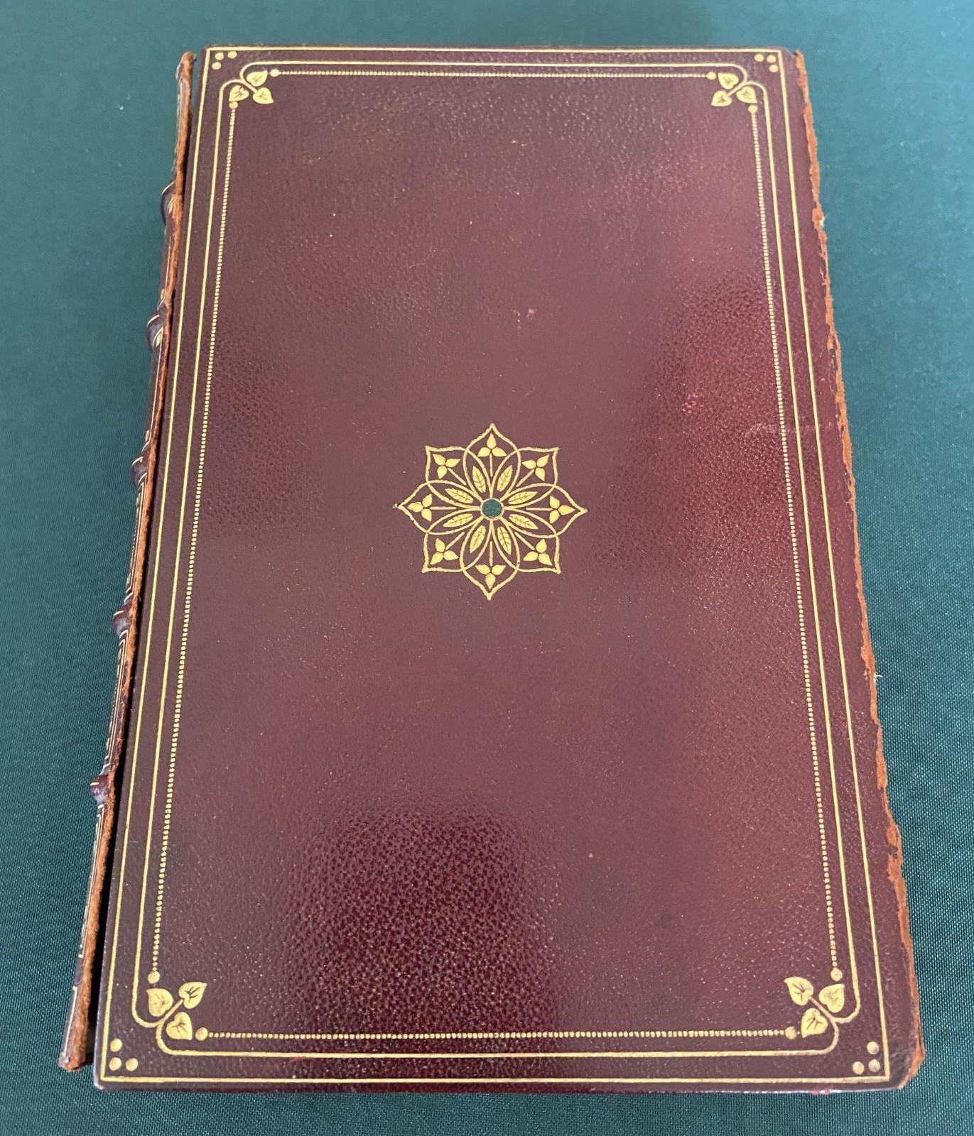 1895 Root & Son Binding Full Leather Nollekens and His Times: Needs Repair