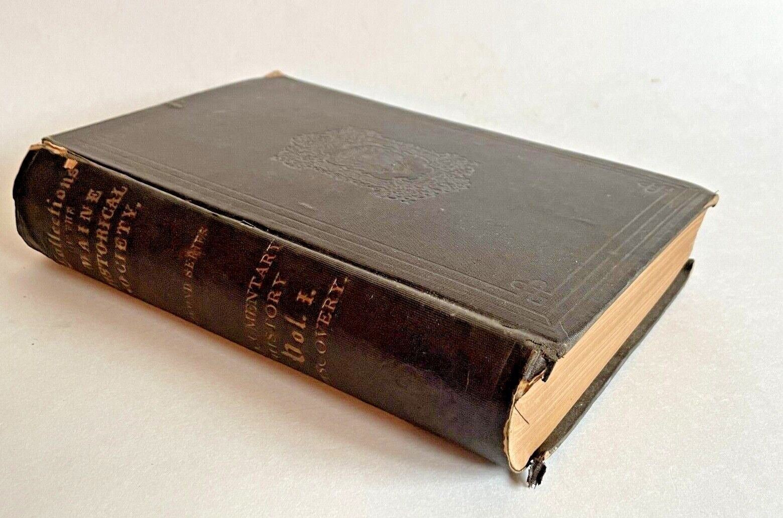 Collections Of Maine Historical Society 1869 By J. G. Kohl Vol 1 Fold Out Maps