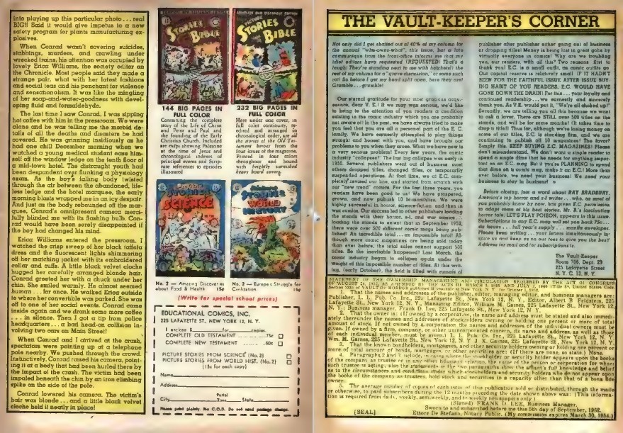 29 old Issues The Vault of Horror Magazine (1950-1955) – Scary & Eerie on DVD