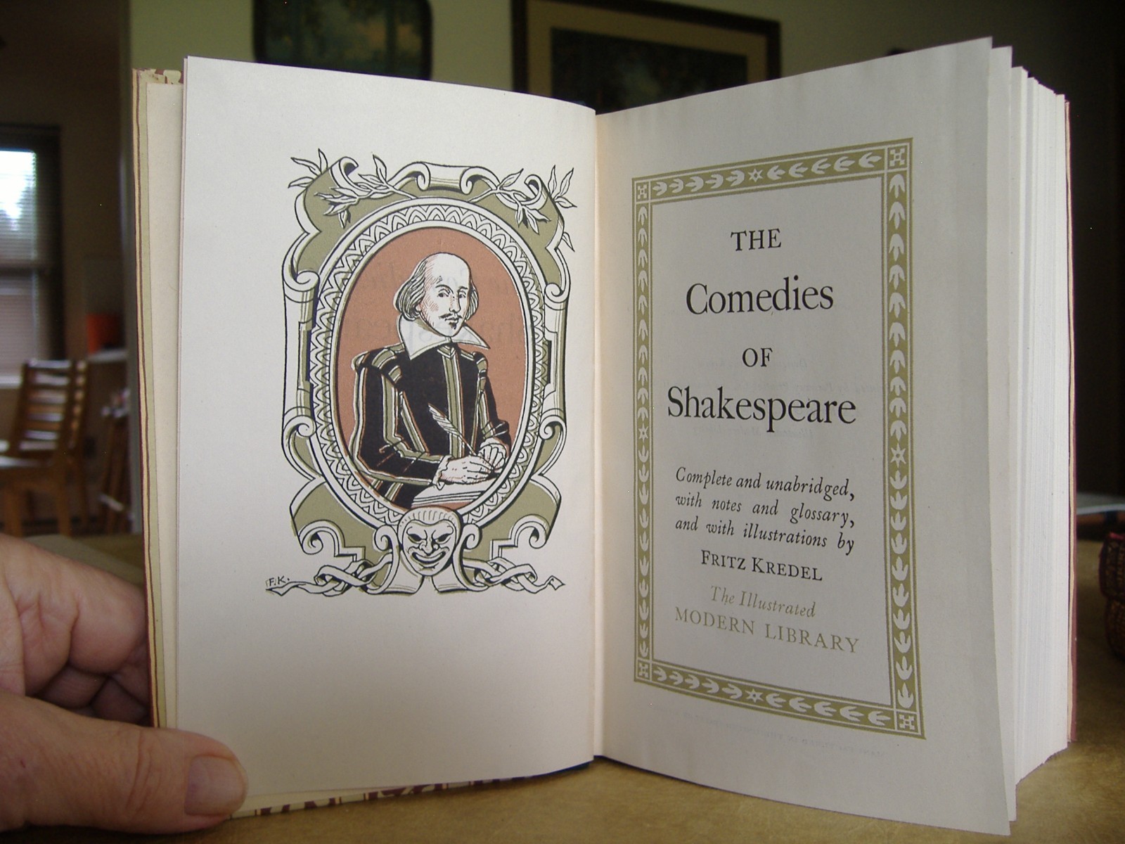 Illustrated Modern Library SLIPCASE I002.4 The Comedies of Shakespeare