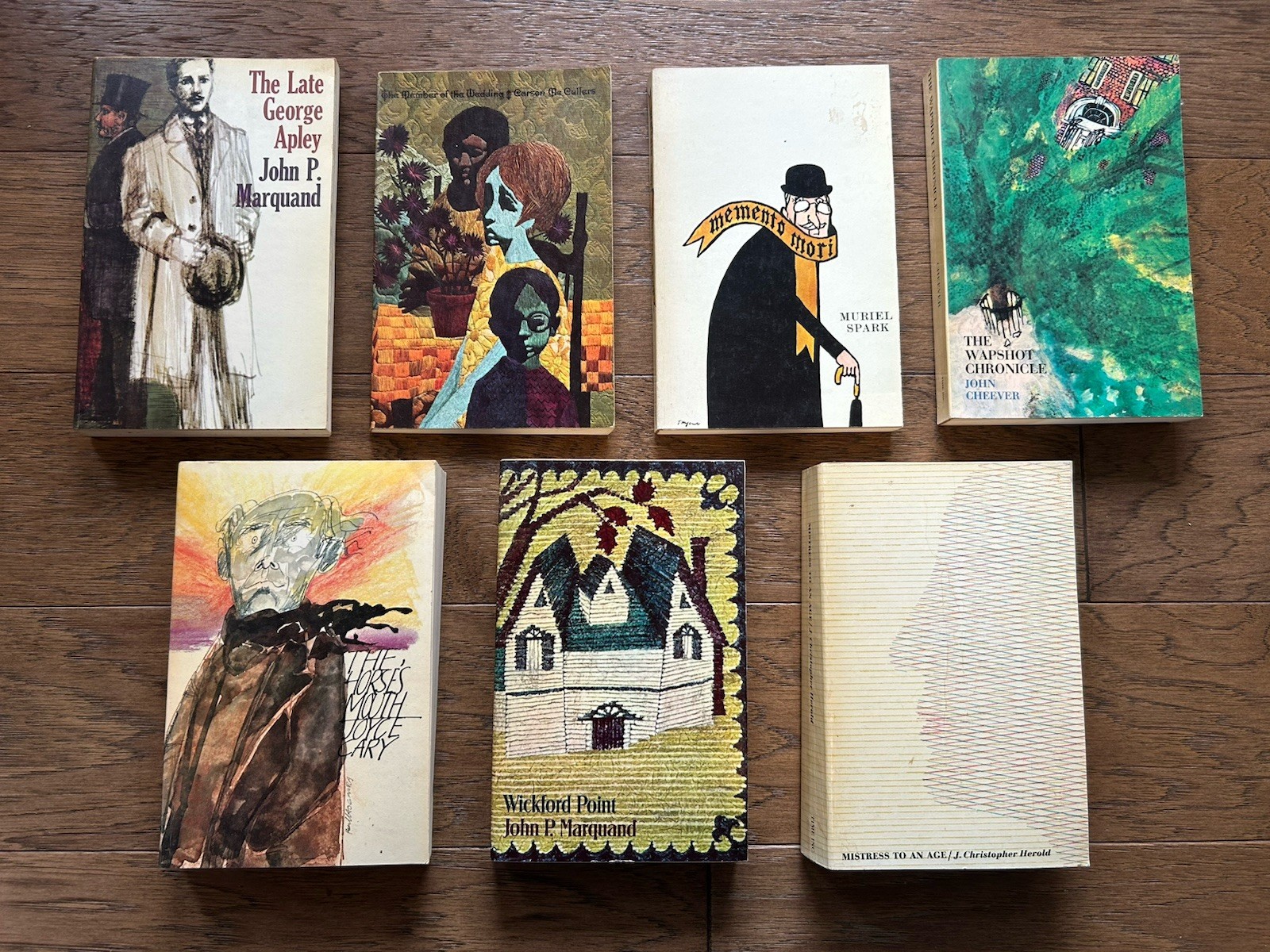 Lot of (7) Time Life Inc. Books, Fiction Lot-Cary, Cheever, Marquand, Spark