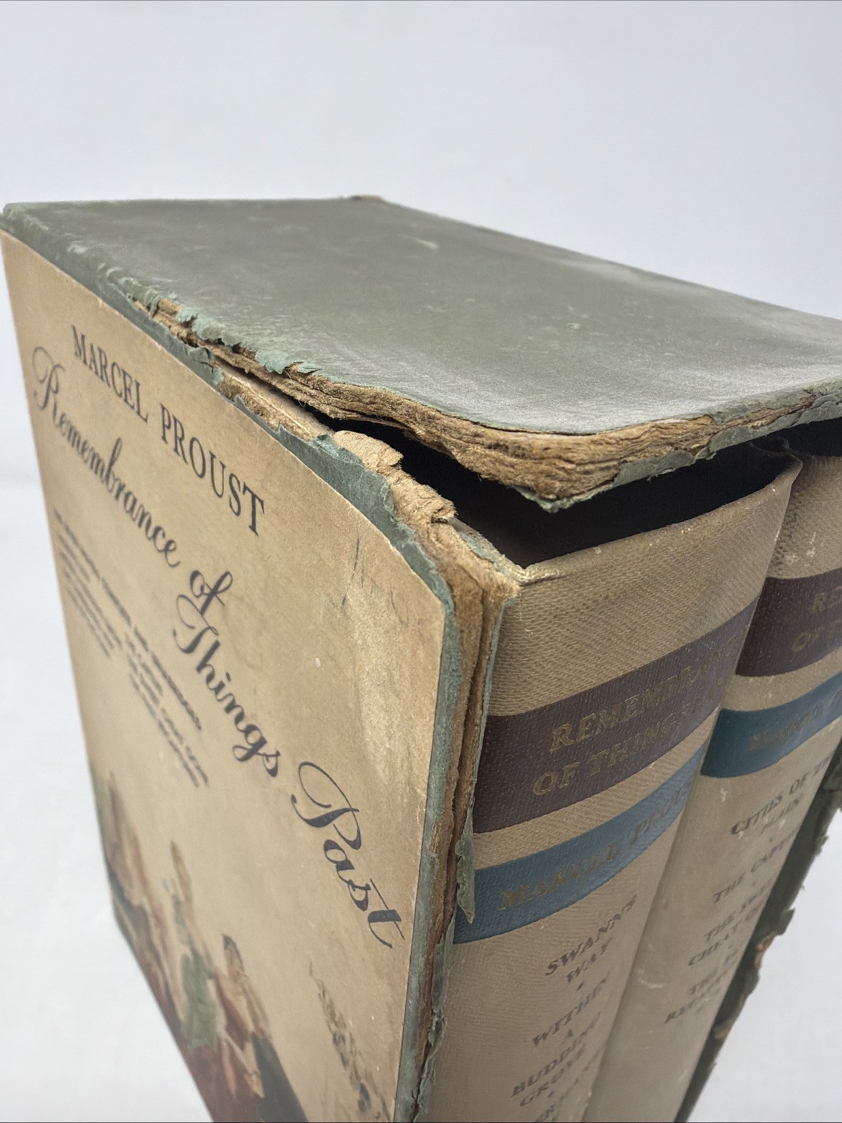 Marcel Proust, “Remembrances of Things Past”, 2 Vol. Boxed Set of 7 Novels, 1934