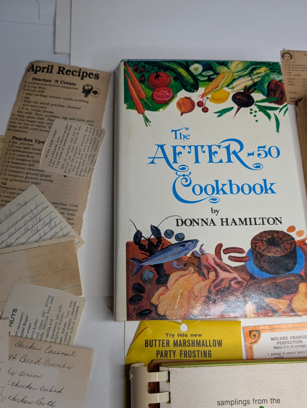 x4 LOT Vintage Cookbooks Handwritten Recipes Ephemera Westinghouse Amana IA Vtg