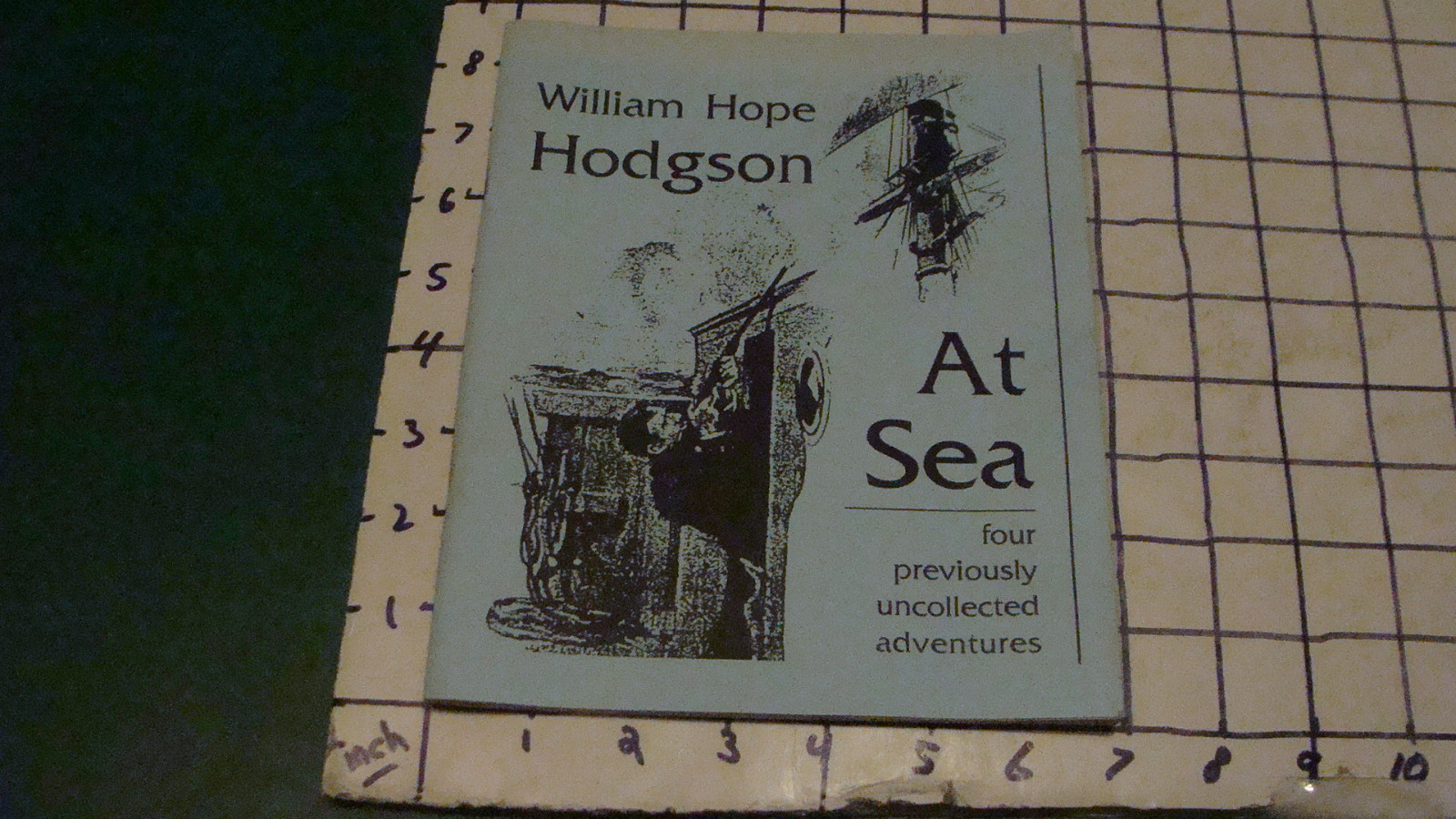 Vintage Original Book: WILLIAM HOPE HODGSON – AT SEA 1st printing 1993, 50pgs