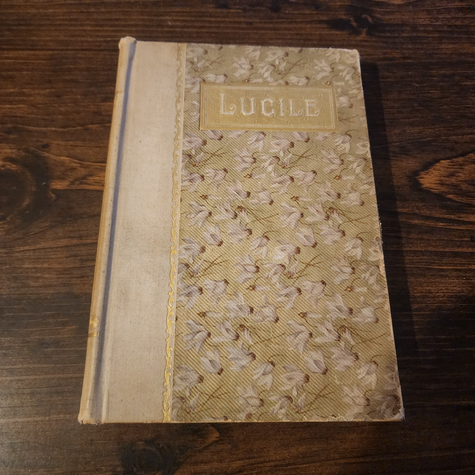 Rare Antique Book 1892 Lucille by Owen Meredith HC Frederick A. Stokes Company