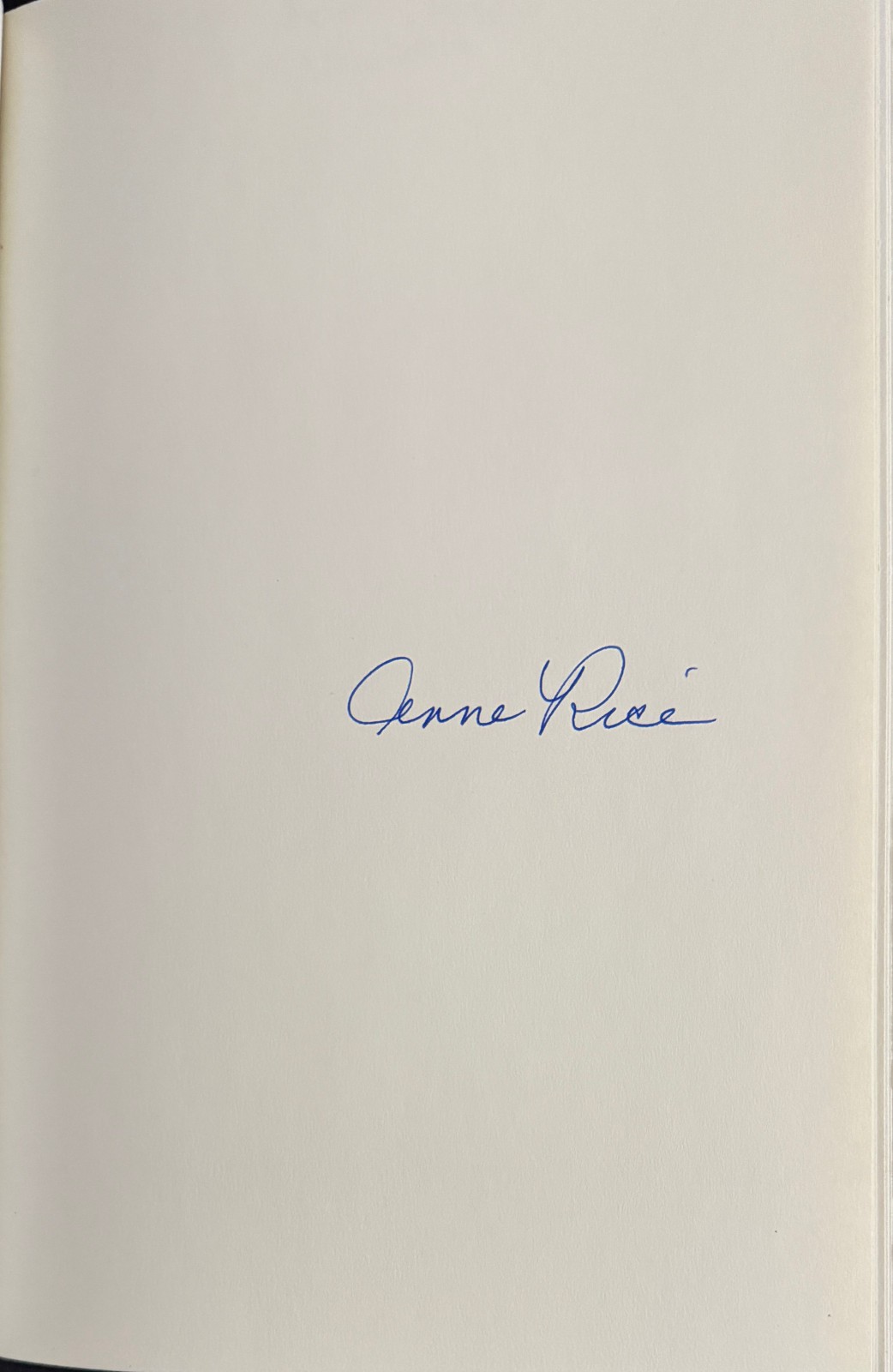 Blood Communion A Tale of Prince Lestat by Anne Rice SIGNED 1stEd/HB