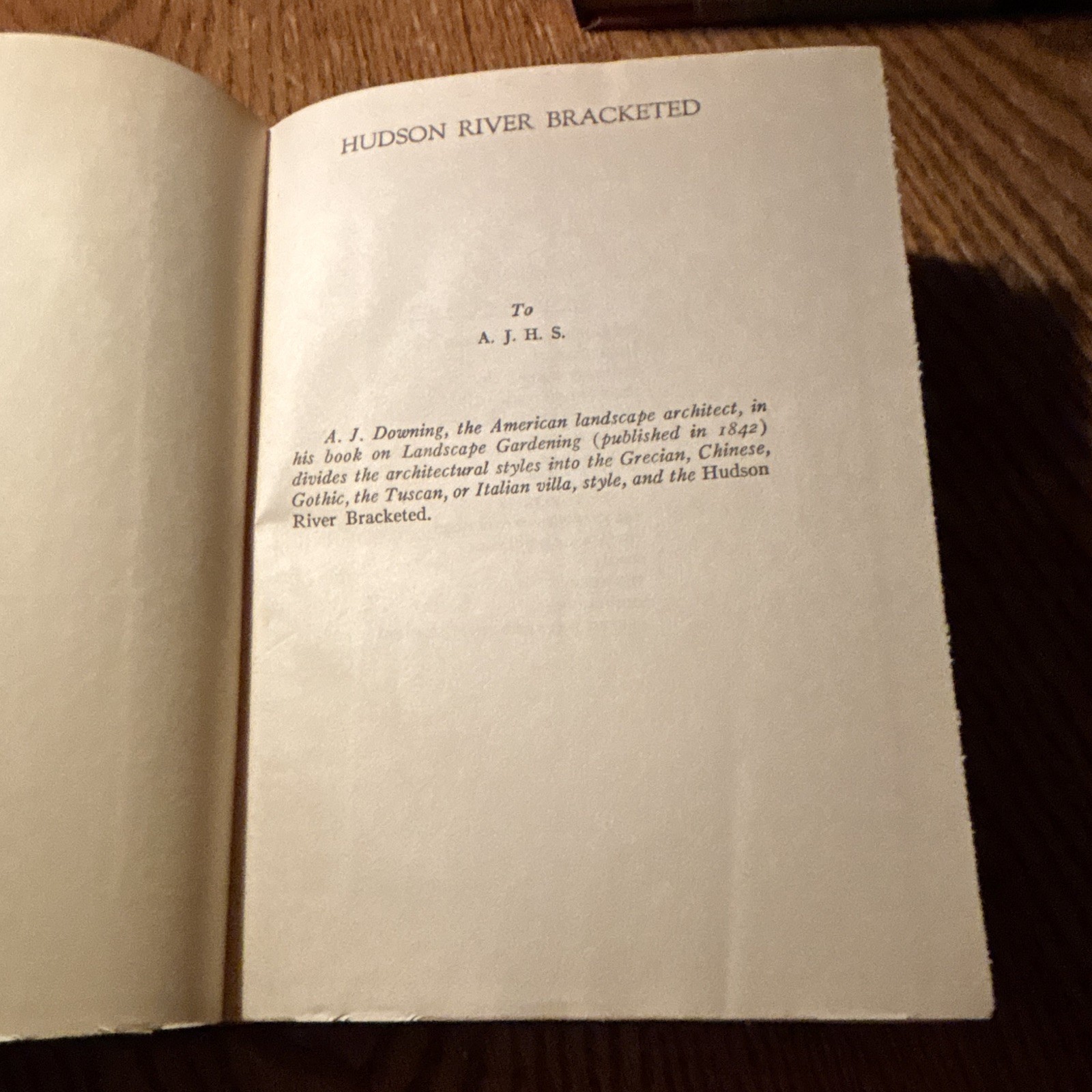 Edith Wharton Hudson River Bracketed HC Inscribed D. Appleton NY/London 1929