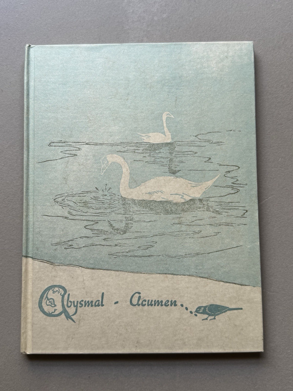 Signed 1st Ed Abysmal-Acumen Thoughts & Block Prints Gwen Frostic 1991 HC