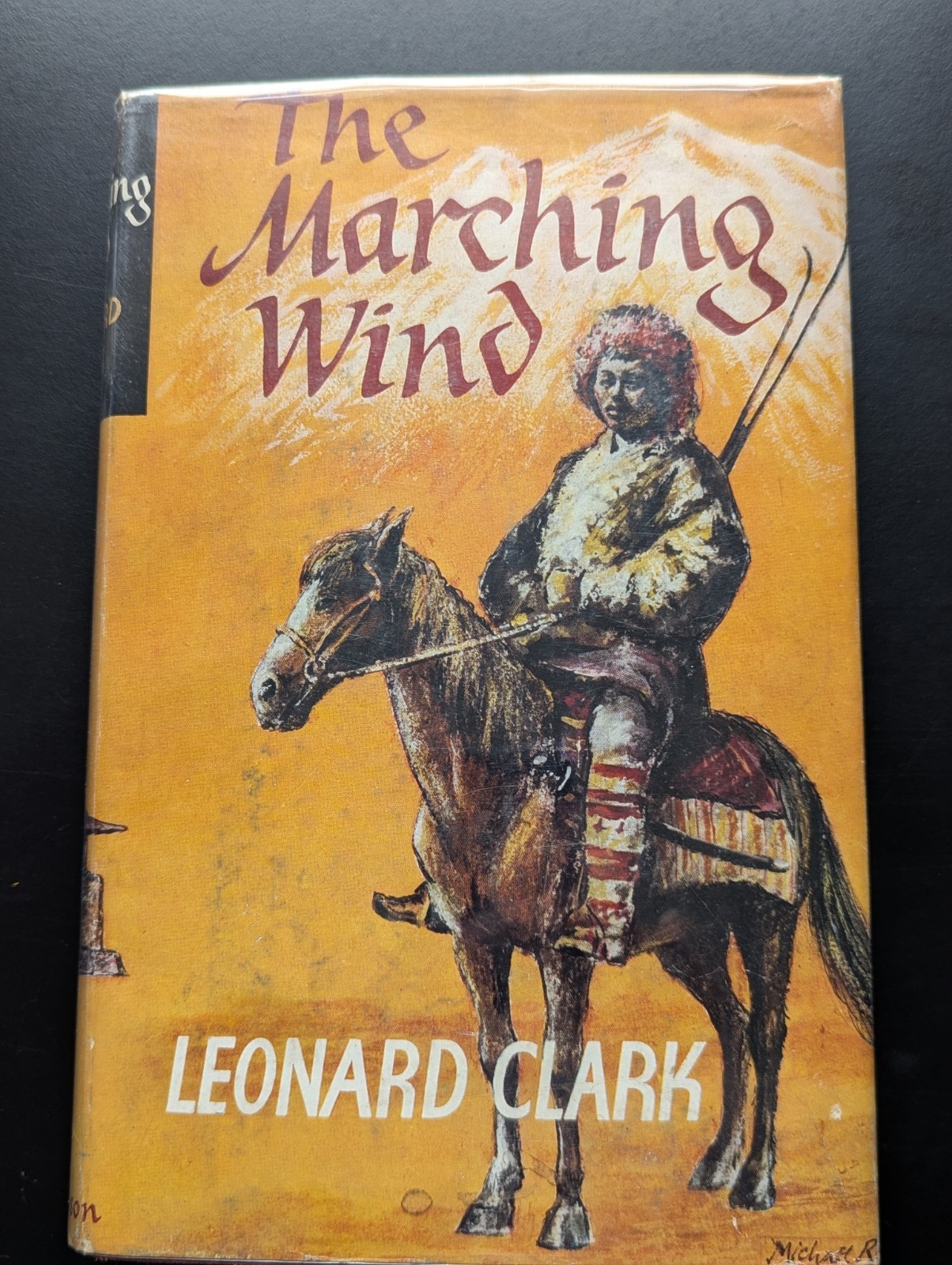 The Marching Wind 1955 1st Ed Amne Machin Everest Travel Rare Exploration Book
