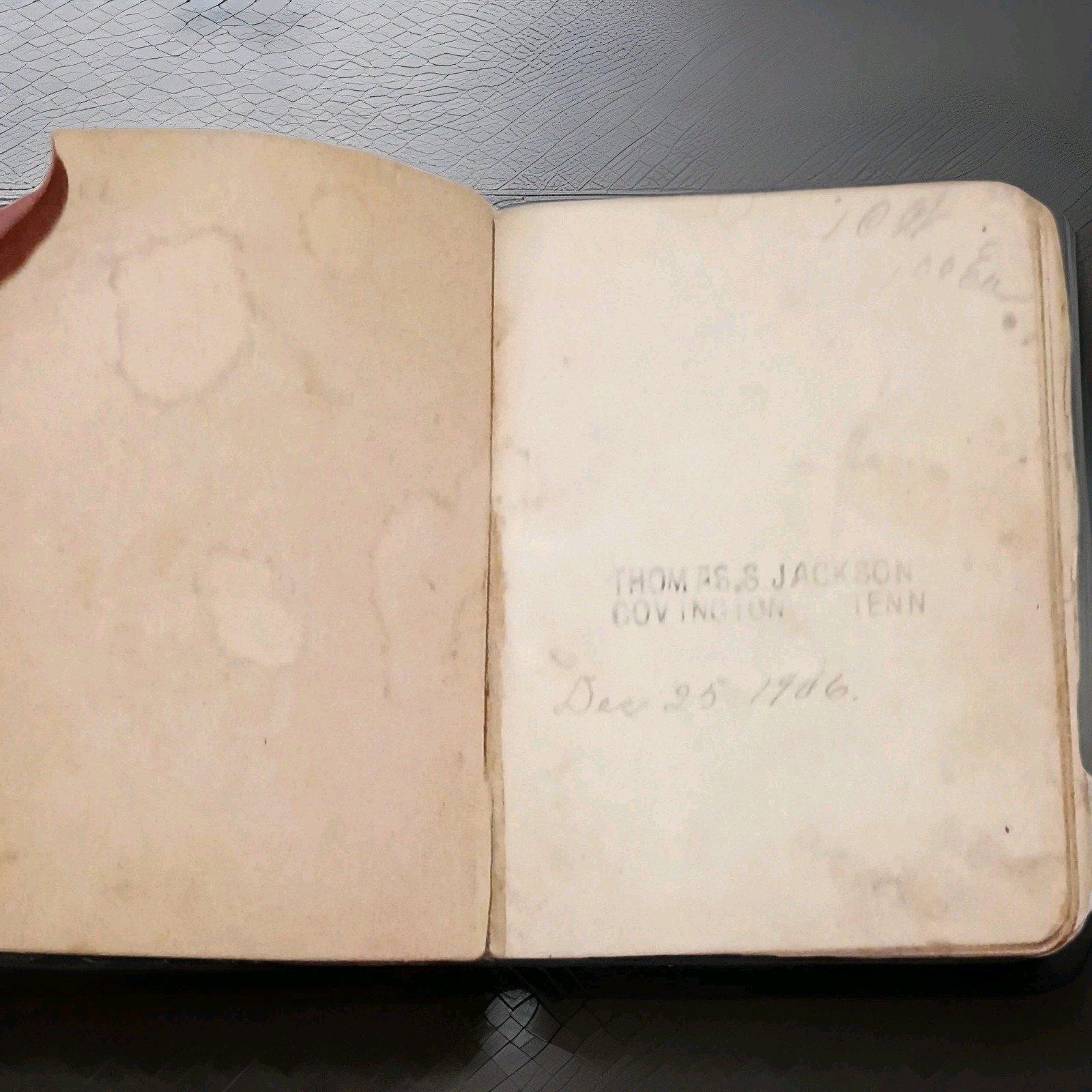 John C. Winston Co. Miniature New Testament Leather Binding 1906