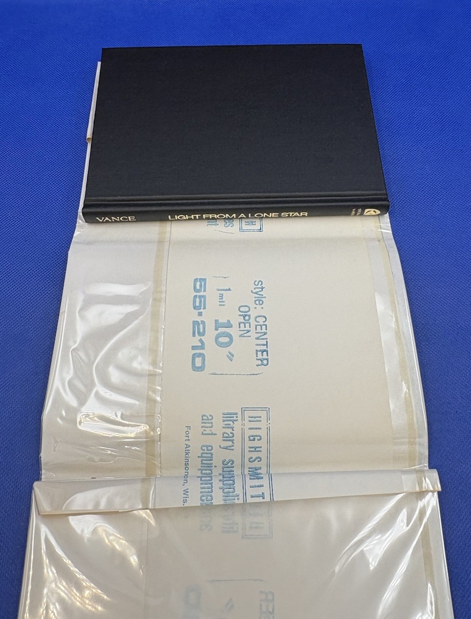 AUTHOR SIGNED Light From A Lone Star by Jack Vance HC in Mylar, LE 1000 Copies