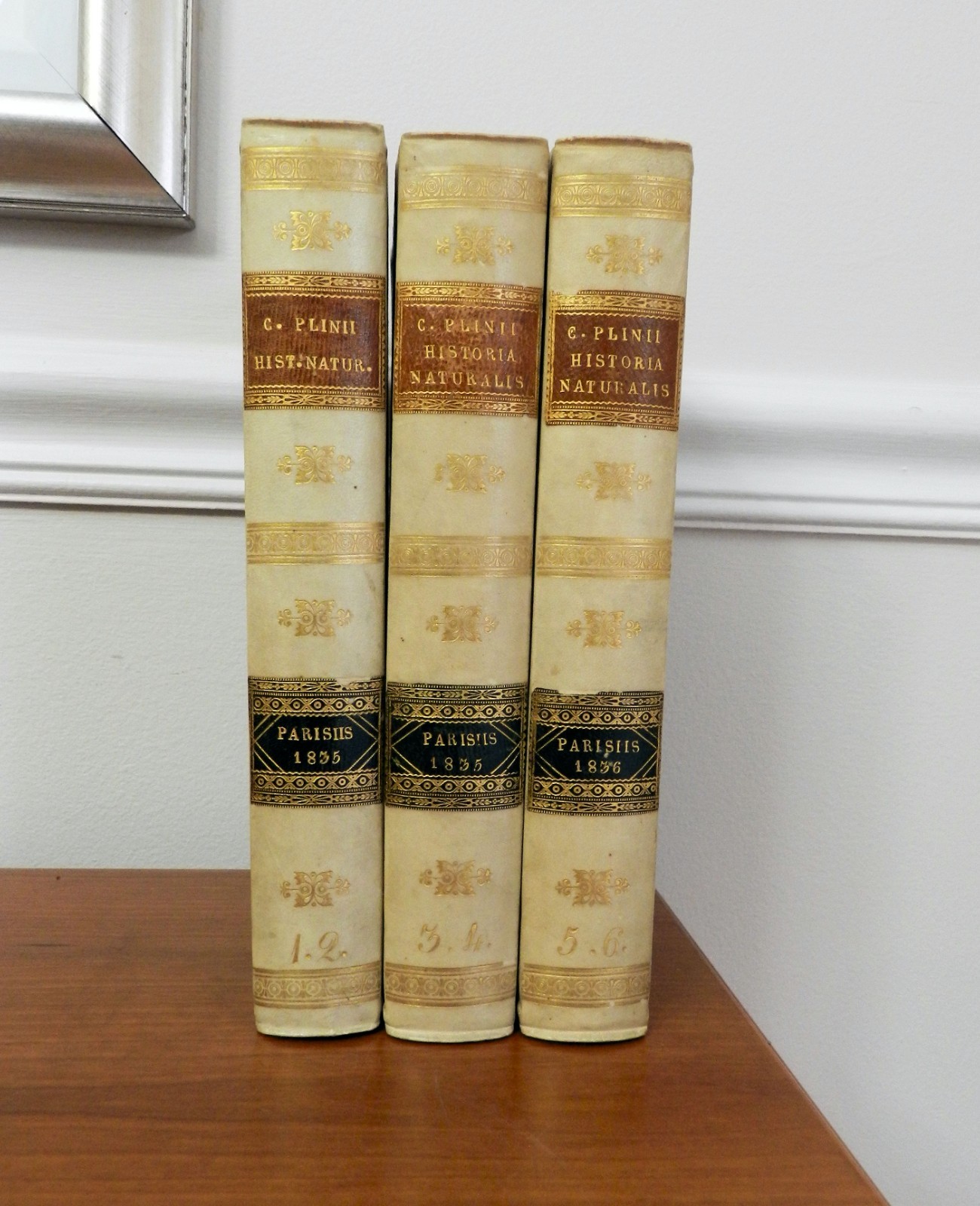 1835/1836, 6 Vol, C. Plinii Secundi Historiae Naturalis Libri XXXVII, LATIN