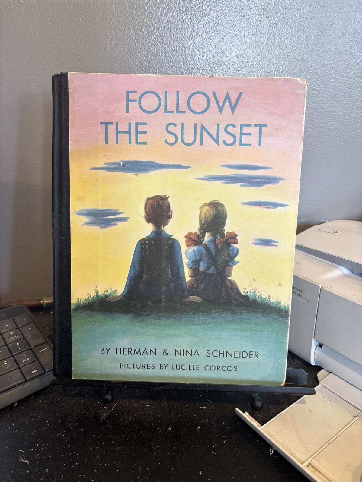 Follow The Sunset 1952 1st Edition HC Herman & Nina Schneider