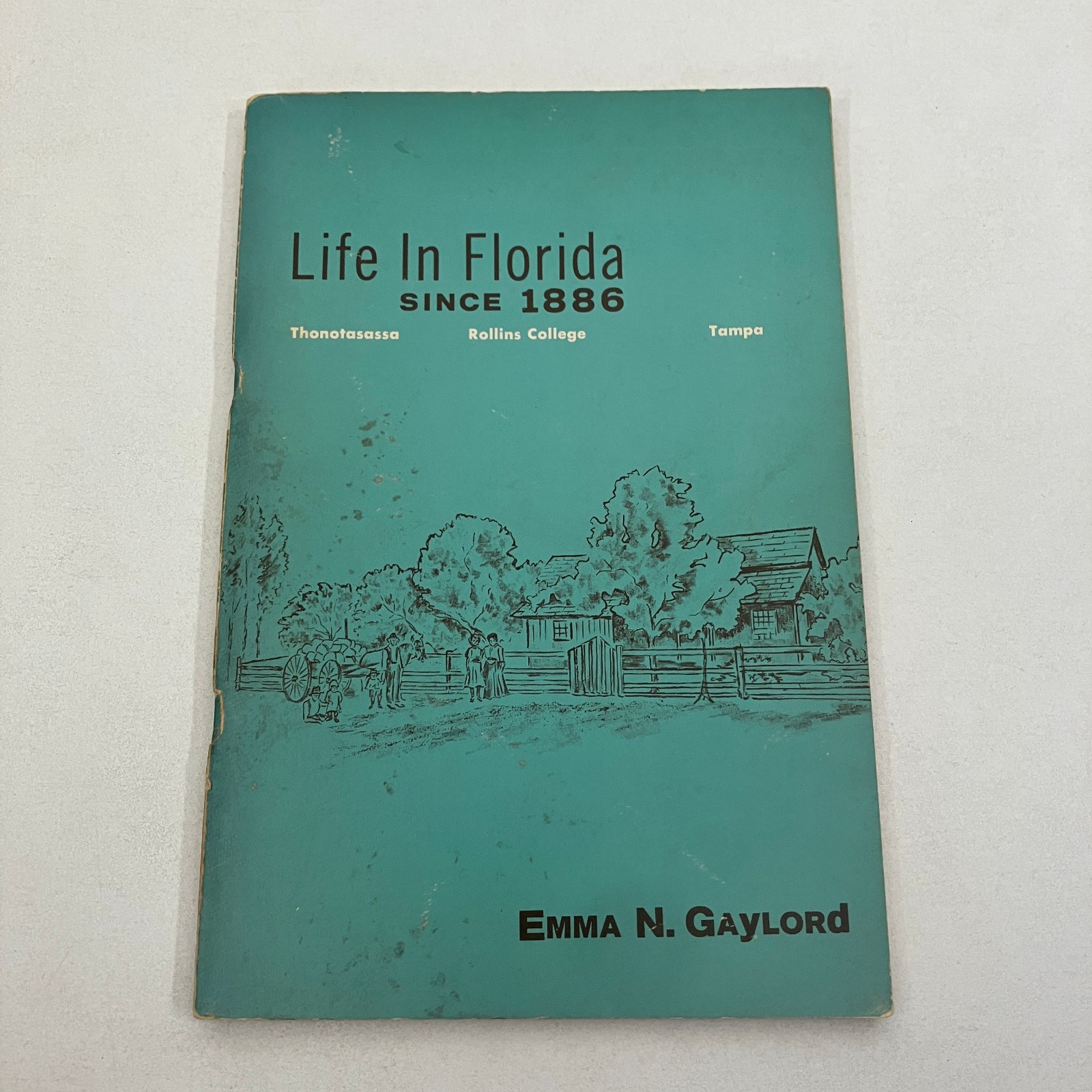 Life In Florida Since 1886 Staple Bound Vintage 1969 Edition Emma N. Gaylord