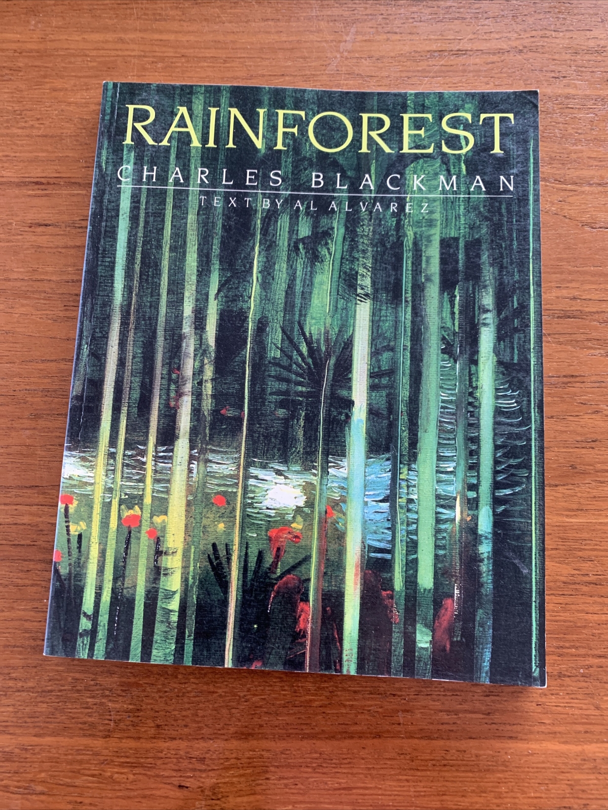 RAINFOREST Charles Blackman 1st Edition Macmillan 1988 Paperback by Al Alverez