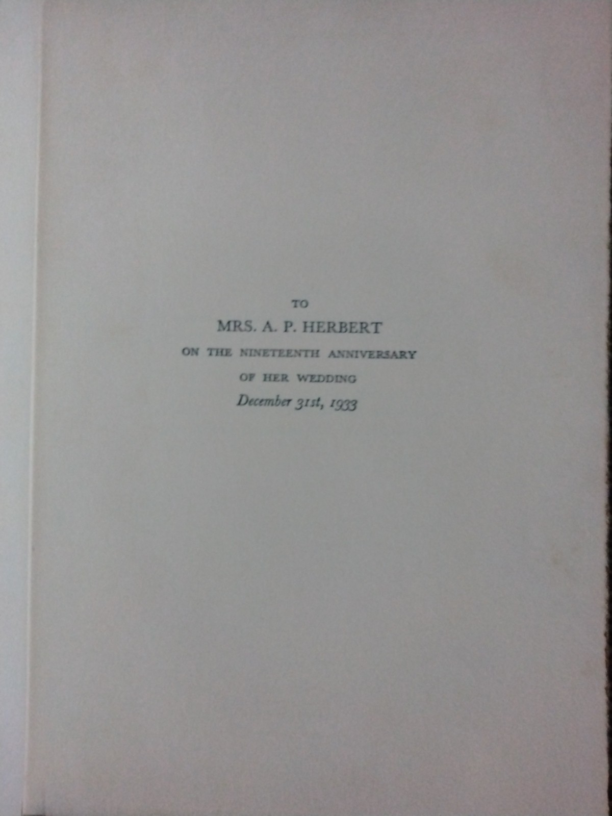 1934 HOLY DEADLOCK STATED FIRST EDITION HC BOOK NOVEL BY A.P. HERBERT