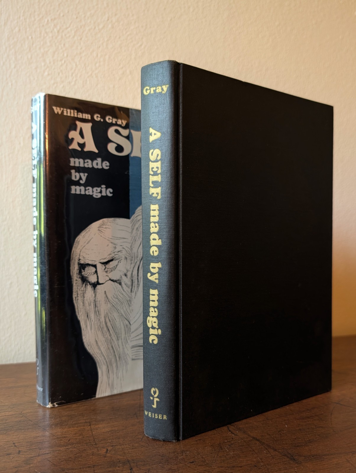 A Self Made By Magic ~ Gray / RARE VINTAGE OCCULT HARDCOVER KABBALAH MAGICK OTO