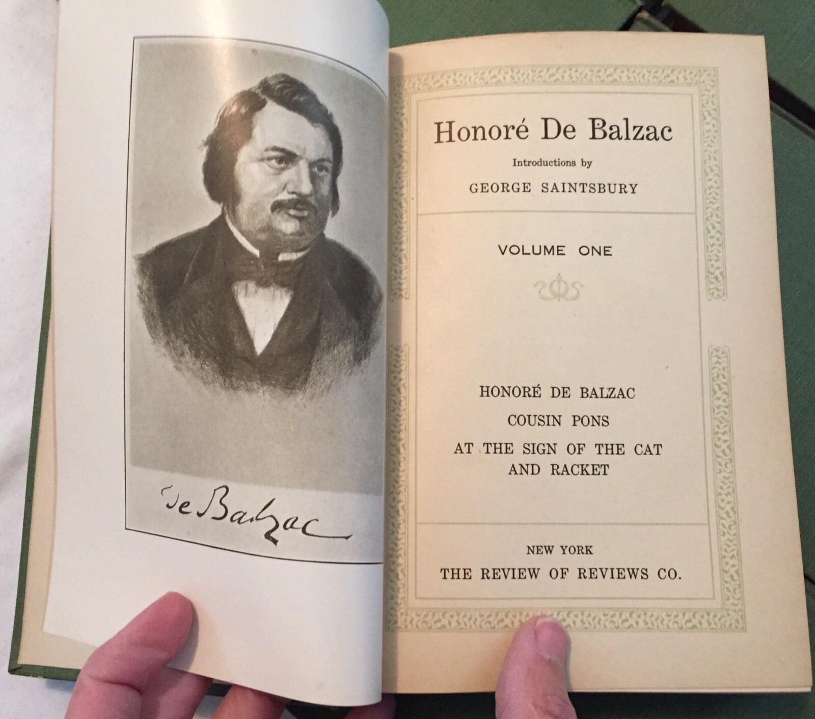Honore De Balzac Volumes 1-6, Review of Reviews