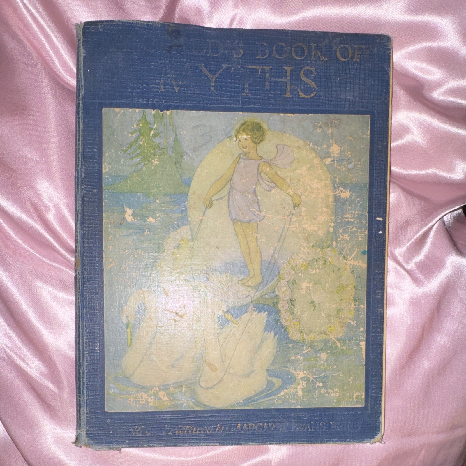 Antique A Child’s Book of Myths Rand McNally Margaret Evans Price Illustrated