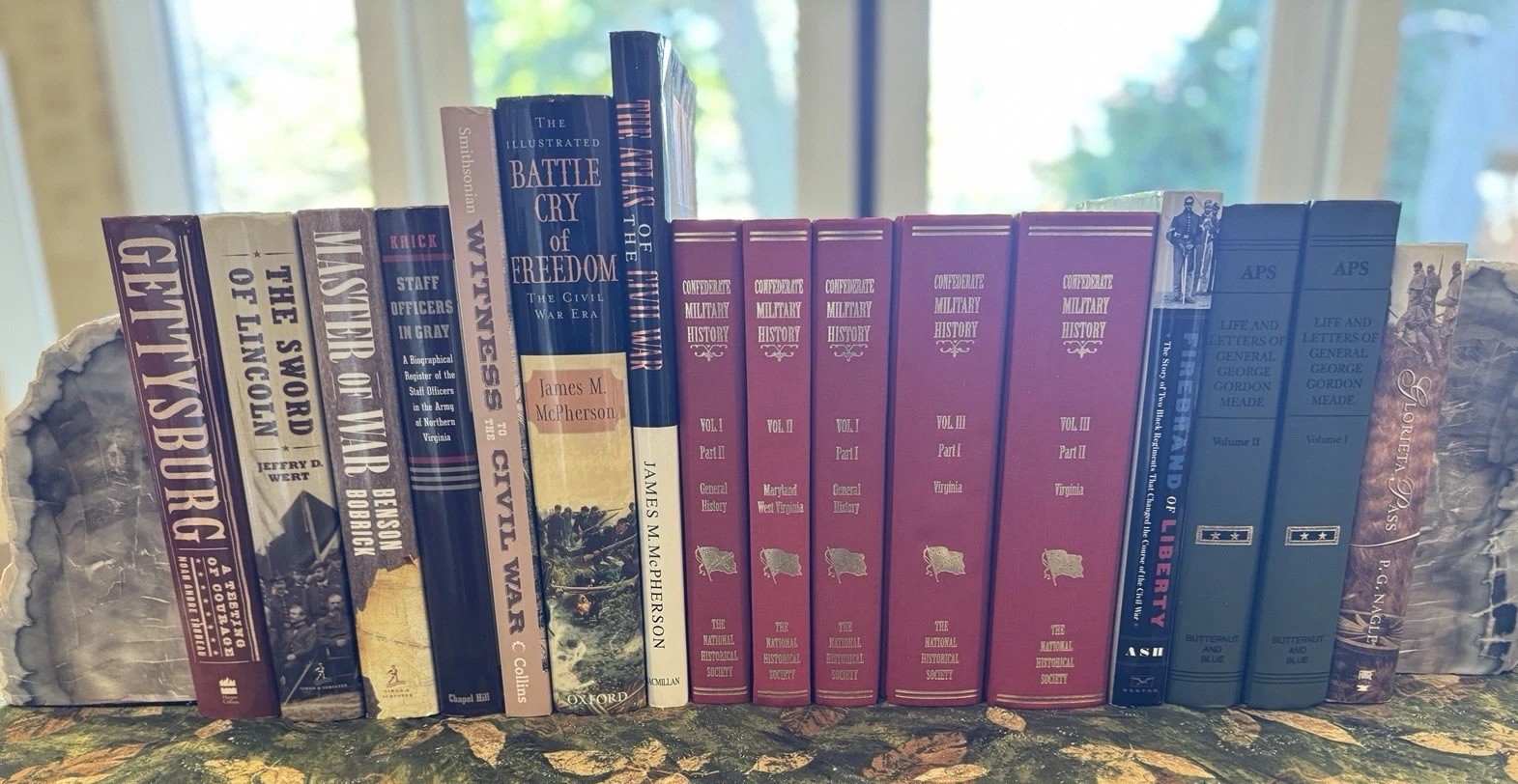 Elite Civil War Eastern Theater Military Library | Confederate, Mead, & Maps