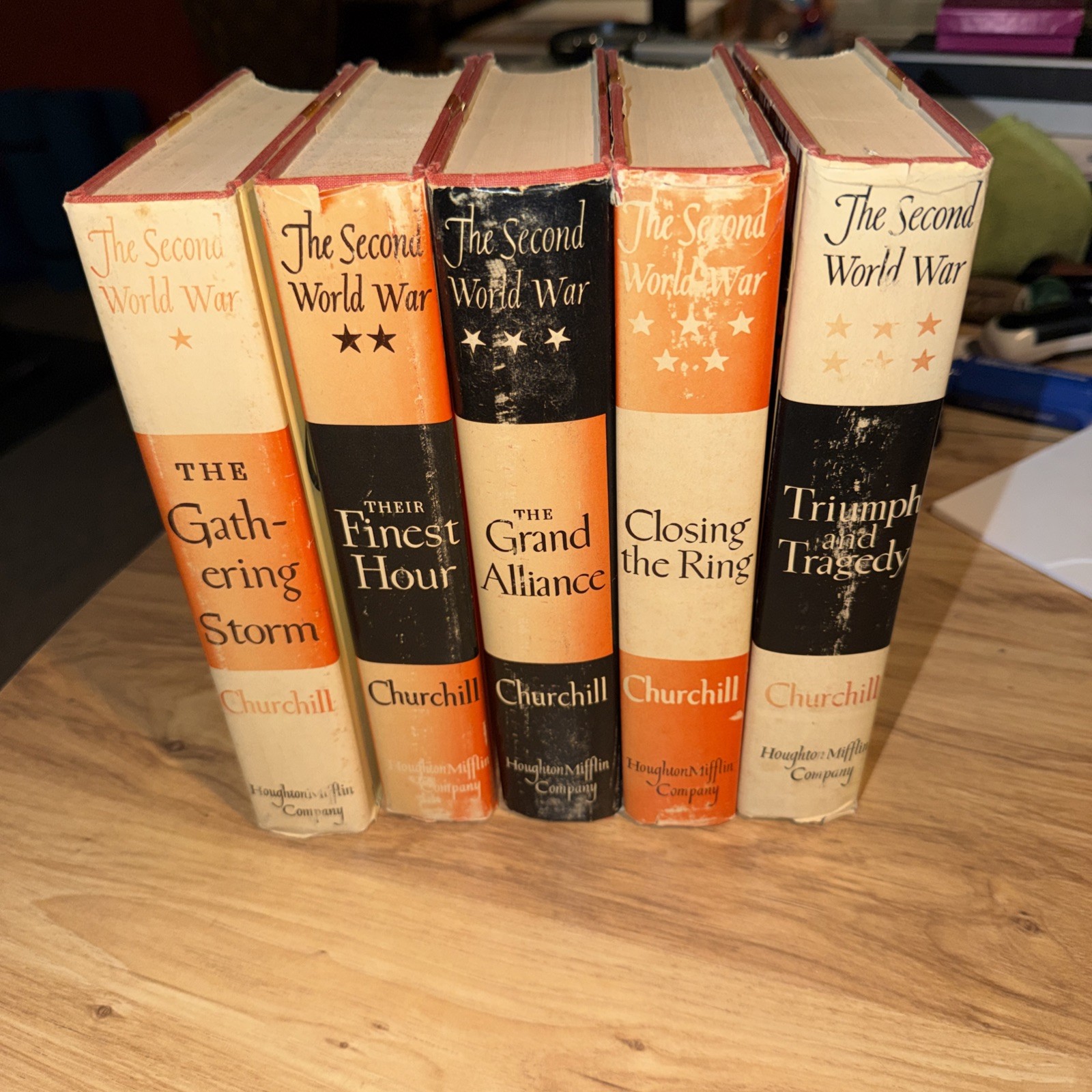 Winston Churchill. The Second World War Set 5 Volume Matched 1948-1951 HCDJ