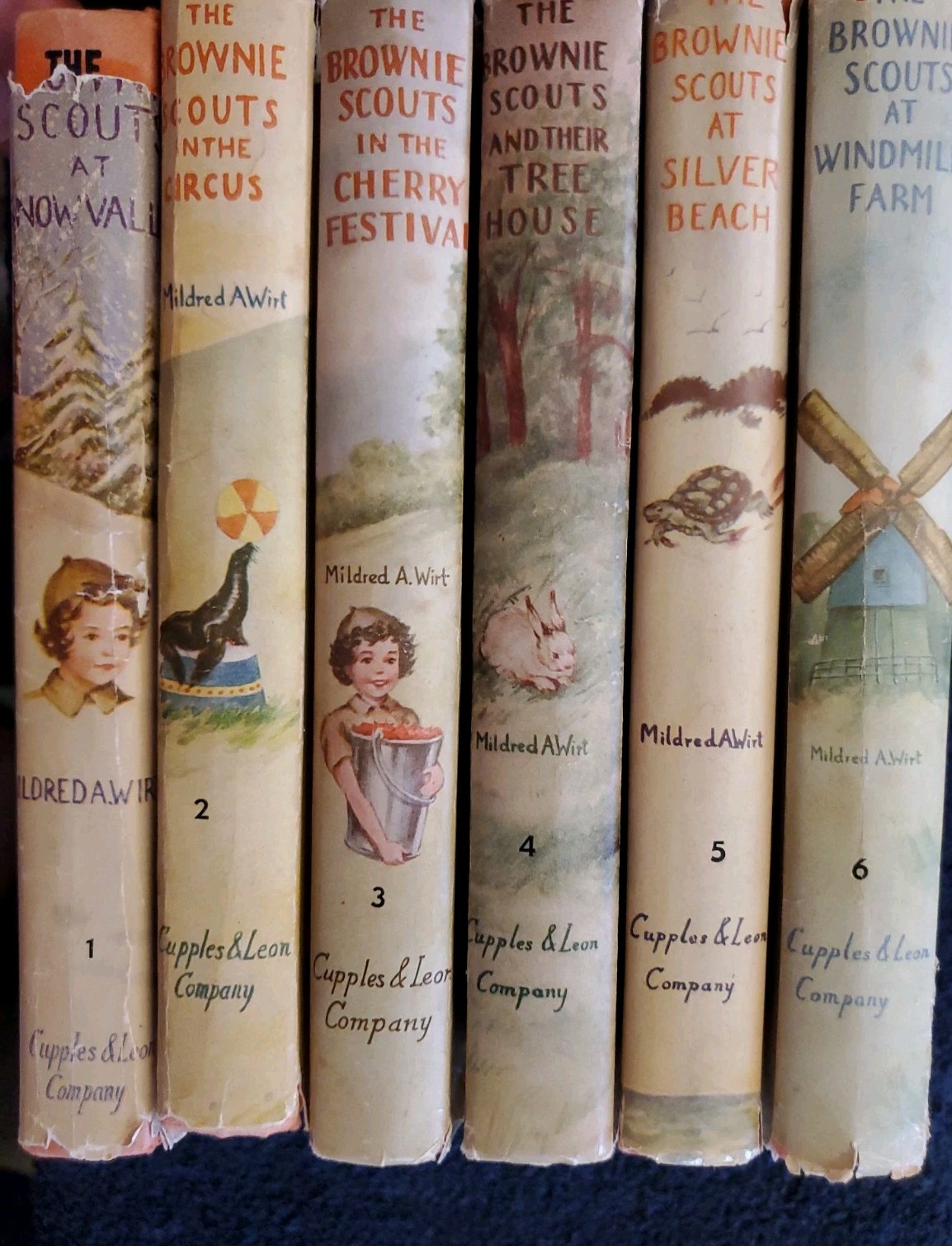 Brownie Scouts Mildred A. Wirt Volumes 1-6