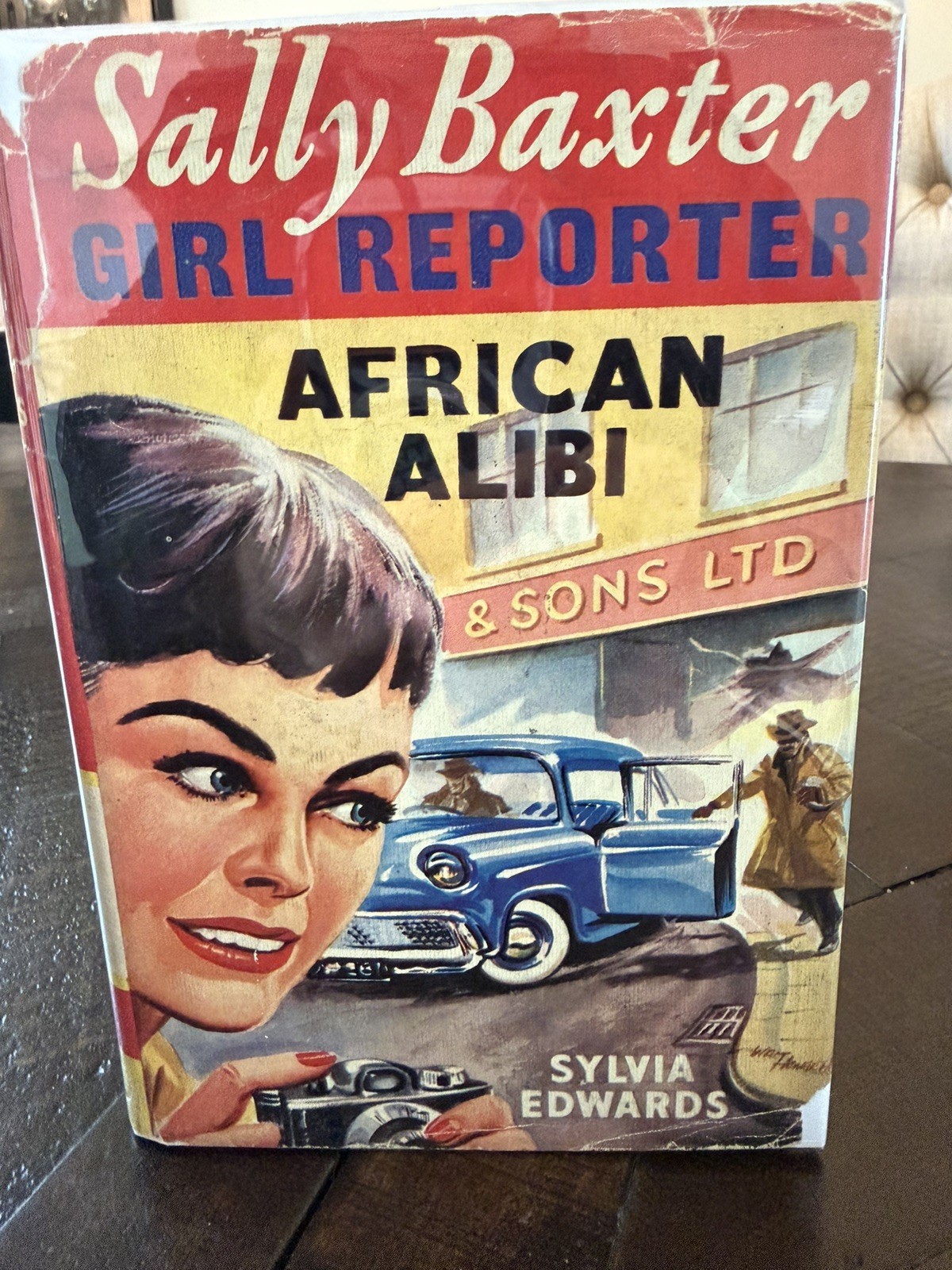 Sally Baxter, Girl Reporter #6 African Alibi 1959 DJ Excellent RARE UK Hardcover