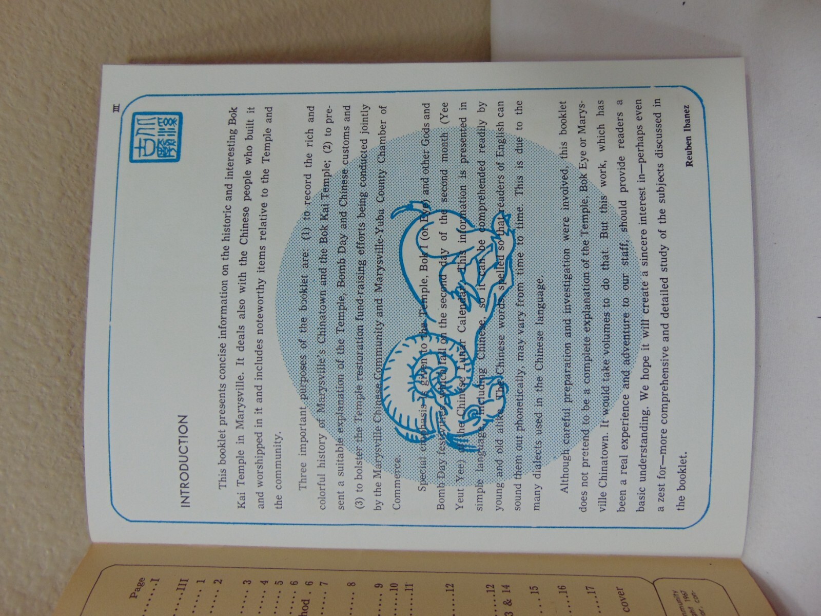 VINTAGE HISTORICAL BOK KAI TEMPLE MAYSVILLE CA BOOK 1967 CHINESE CULTURE
