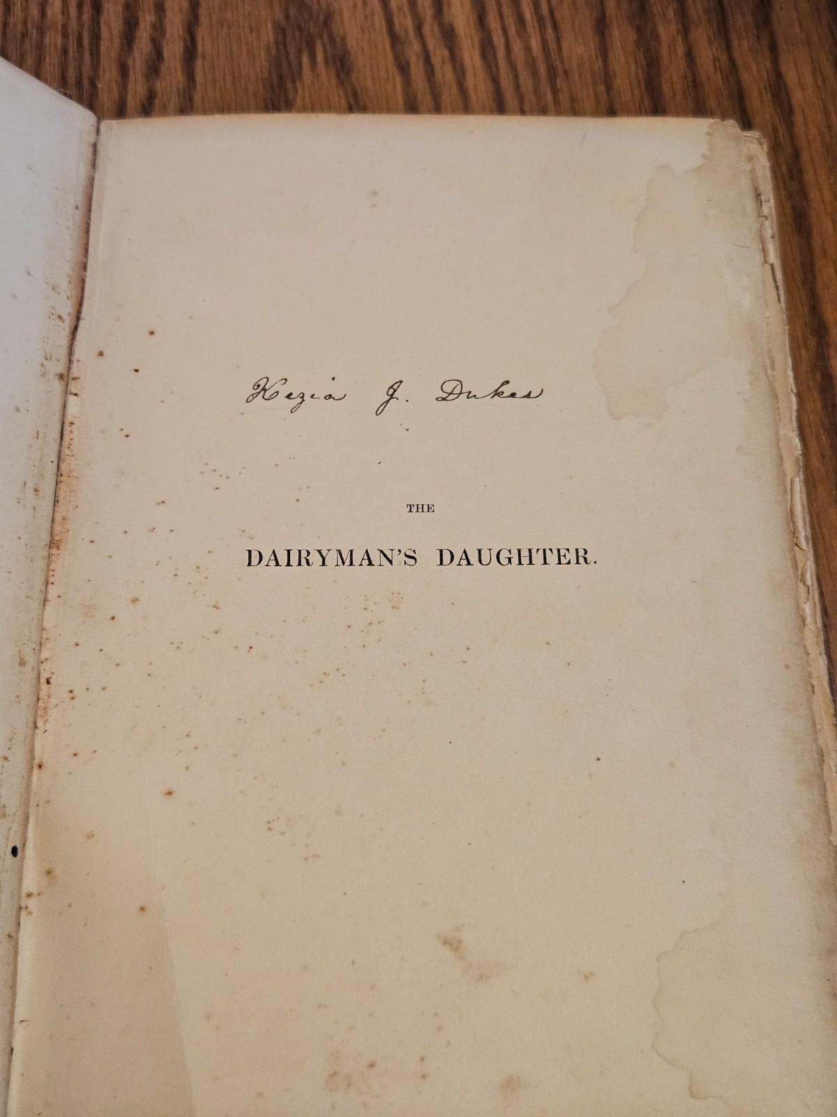 ANTIQUE Circa Late 1850’s The Dairyman’s Daughter Rev Legh Richmond Ephemera