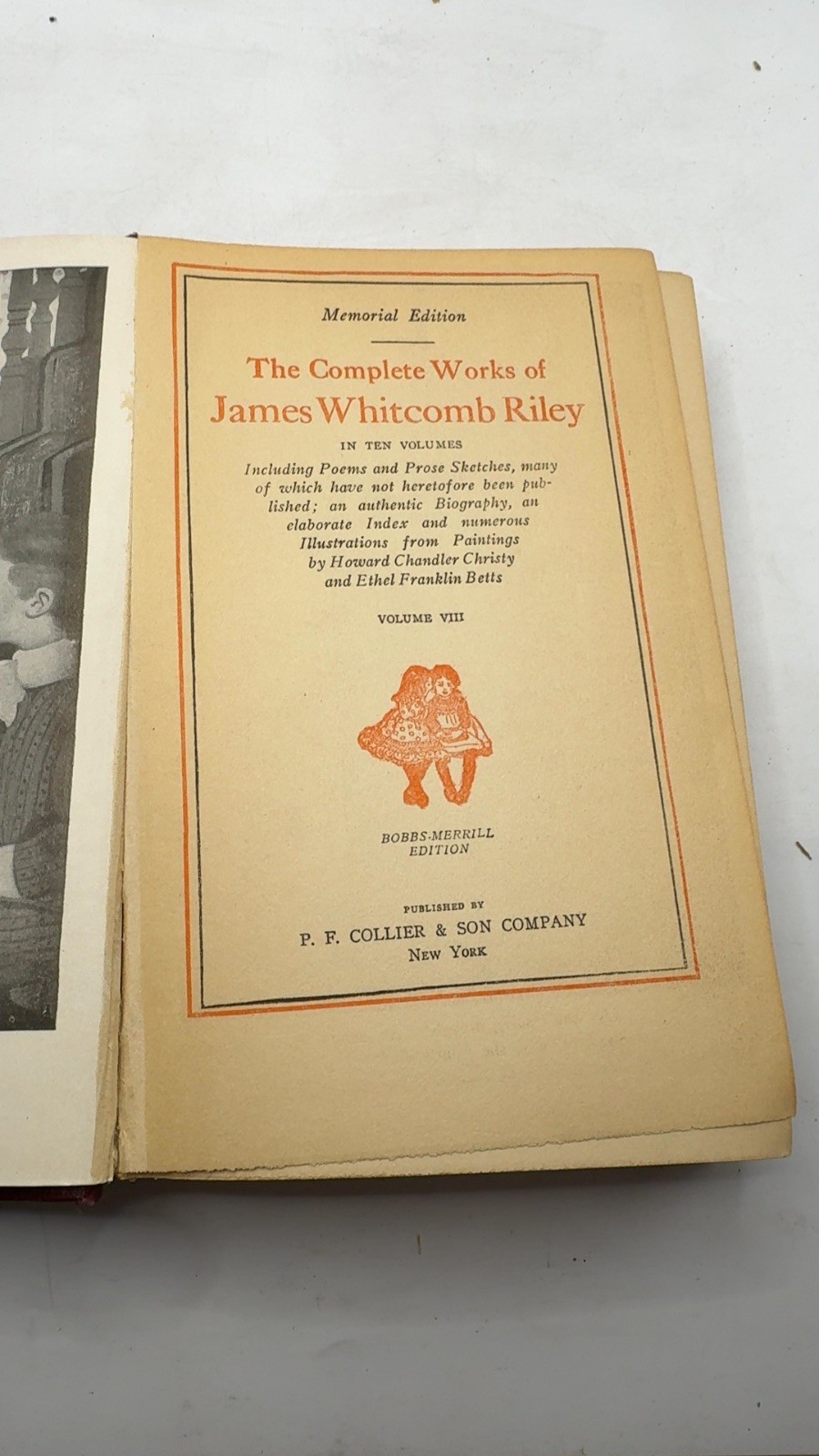 The Complete Works of James Whitcomb Riley James Whitcomb Riley Hardcover Mem…