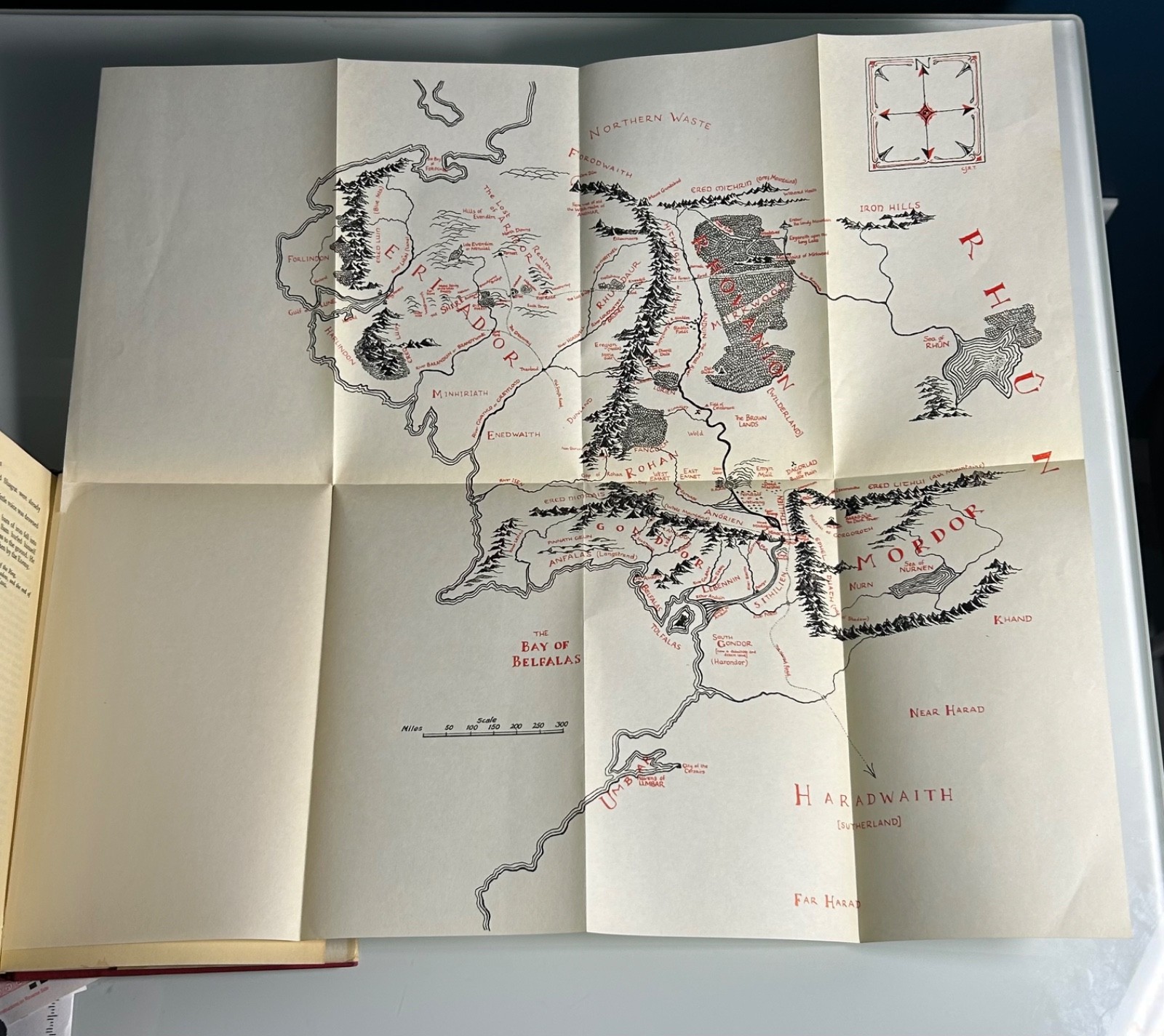 Lord of the Rings by J.R.R. Tolkien, Uk First Editions, Original Dust Jackets