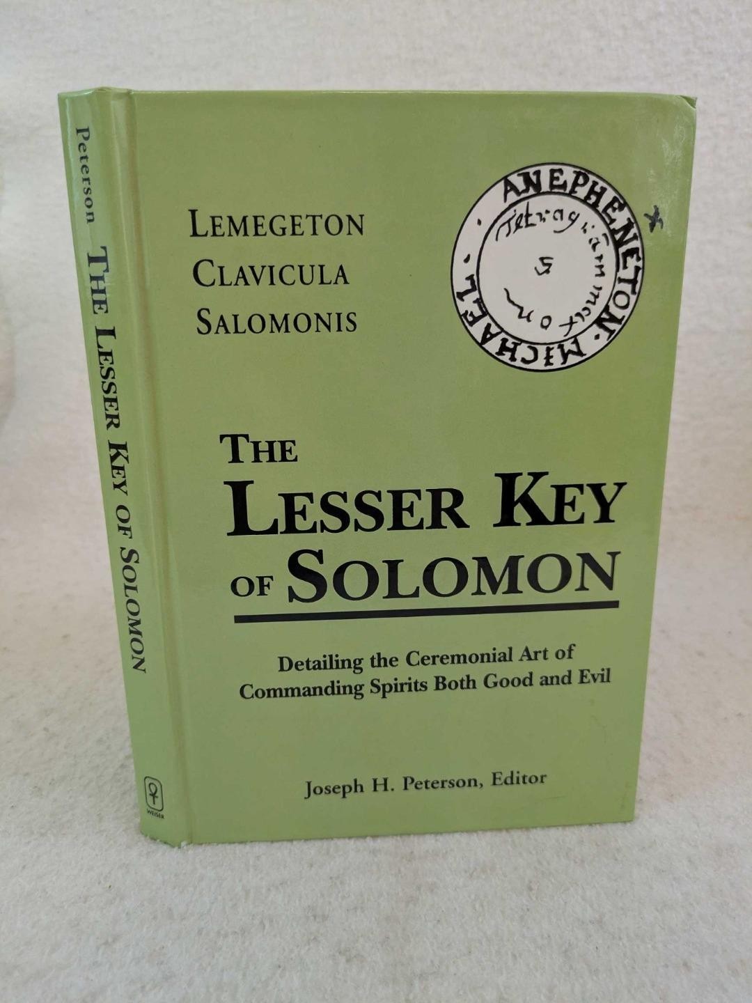 Joseph Peterson, Ed. THE LESSER KEY OF SOLOMON 2001 Weiser Books, ME 1stEd