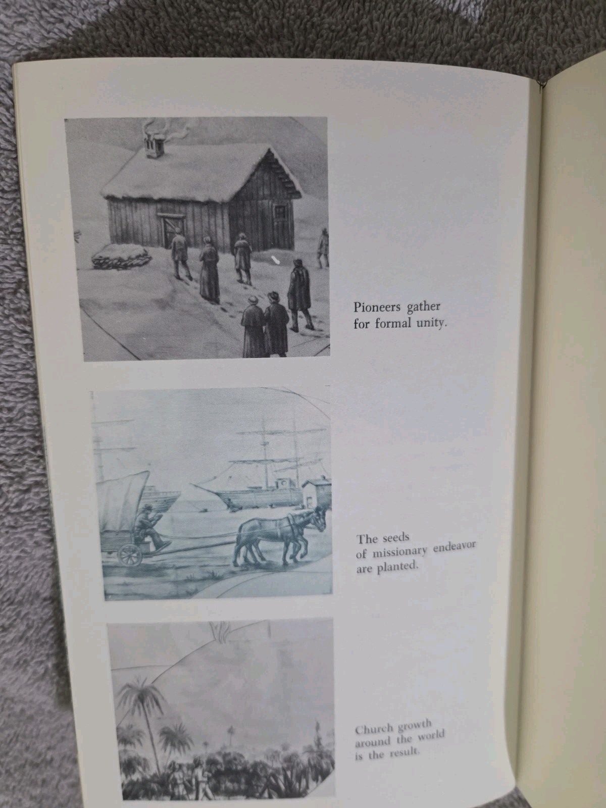 Church of God General Offices Pamphlet Plus Vintage Postcard Of Headquarter 1968