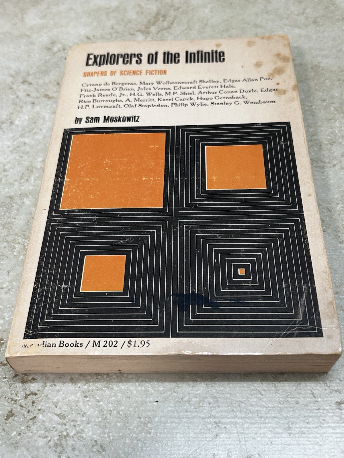 Explorers of the Infinite: Shapers of Science Fiction by Sam Moskowitz 1963 TPB