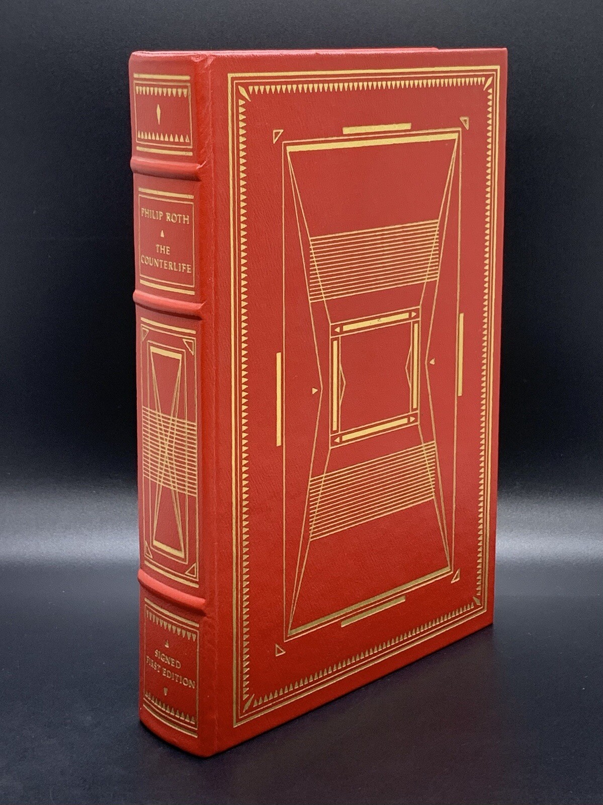 ROTH, Philip. The Counterlife. PA: Franklin Library, 1986. SIGNED, 1st Edition.