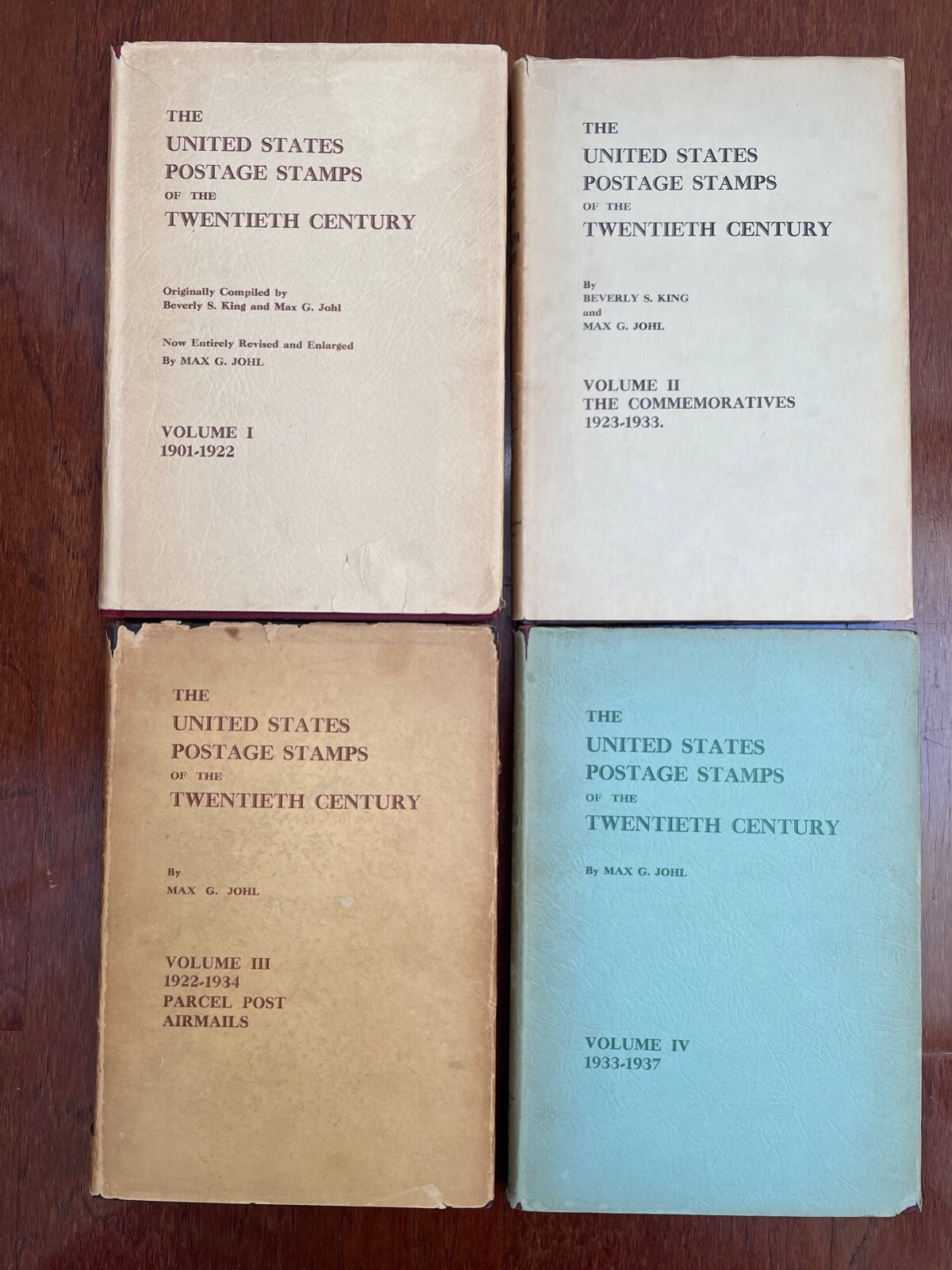 UNITED STATES POSTAGE STAMPS OF TWENTIETH CENTURY 4 Vols Johl – HBDJ 1934-38 HTF