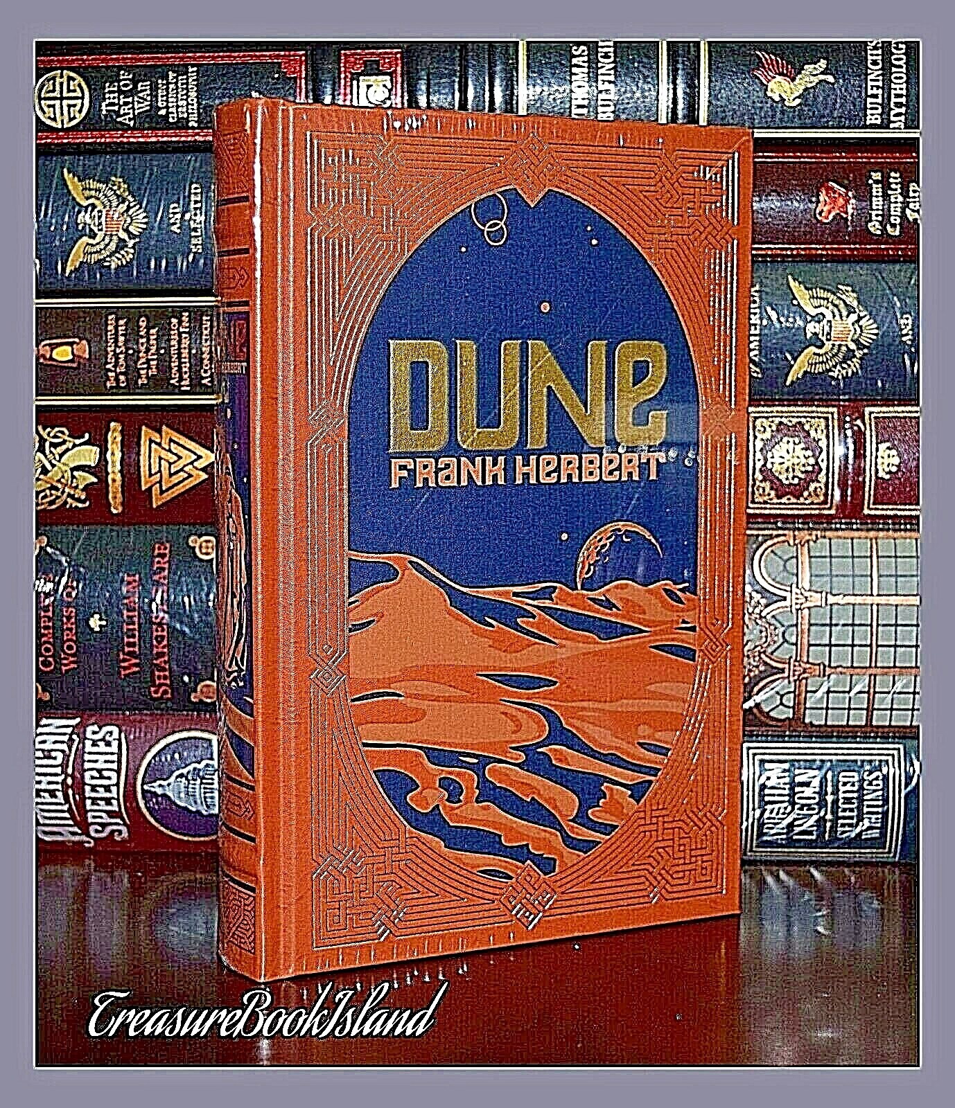New Sealed Dune by Frank Herbert Collectible Leather Bound Deluxe Hardcover