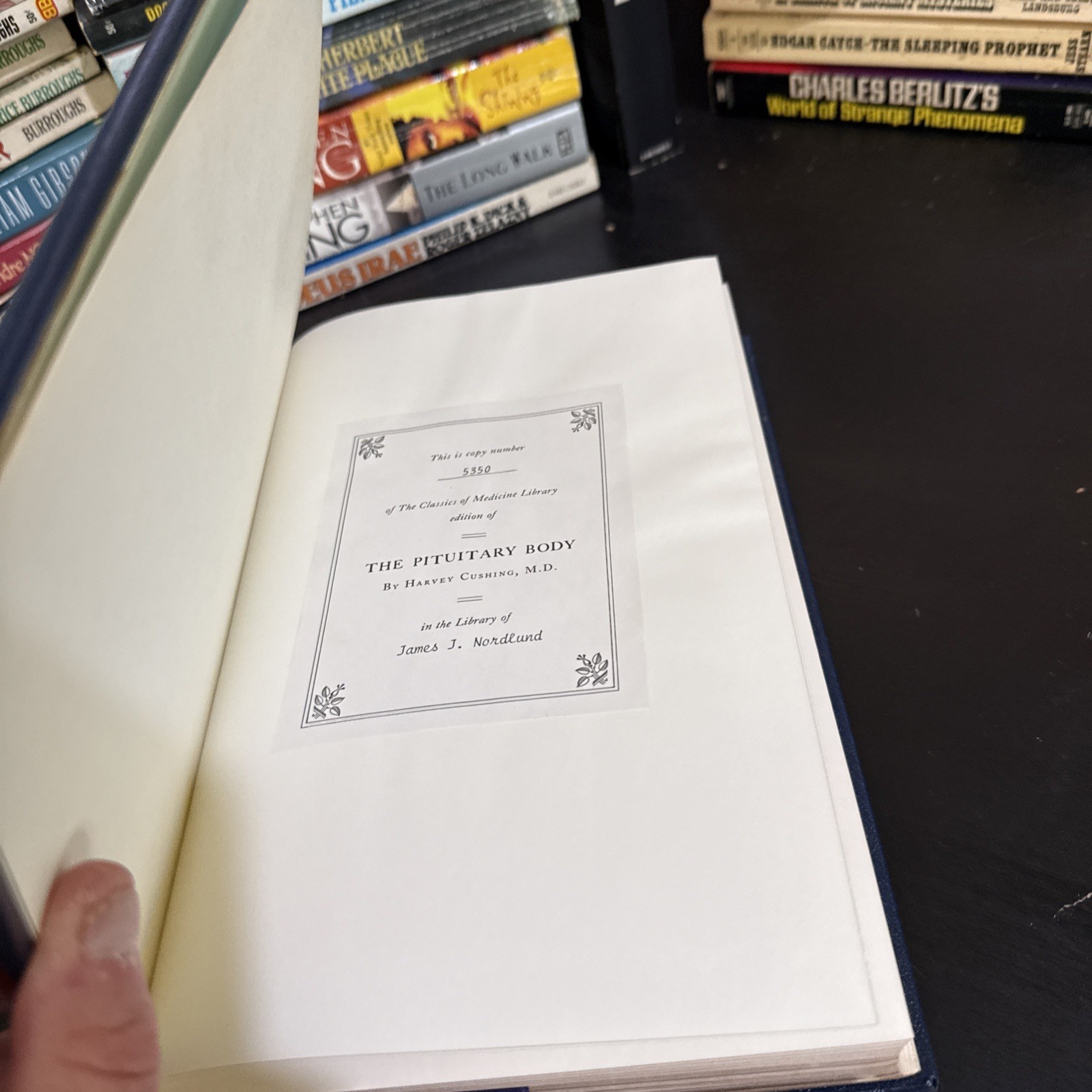 The Pituitary Body Harvey Cushing Leather HC Classics of Medicine Library 1979