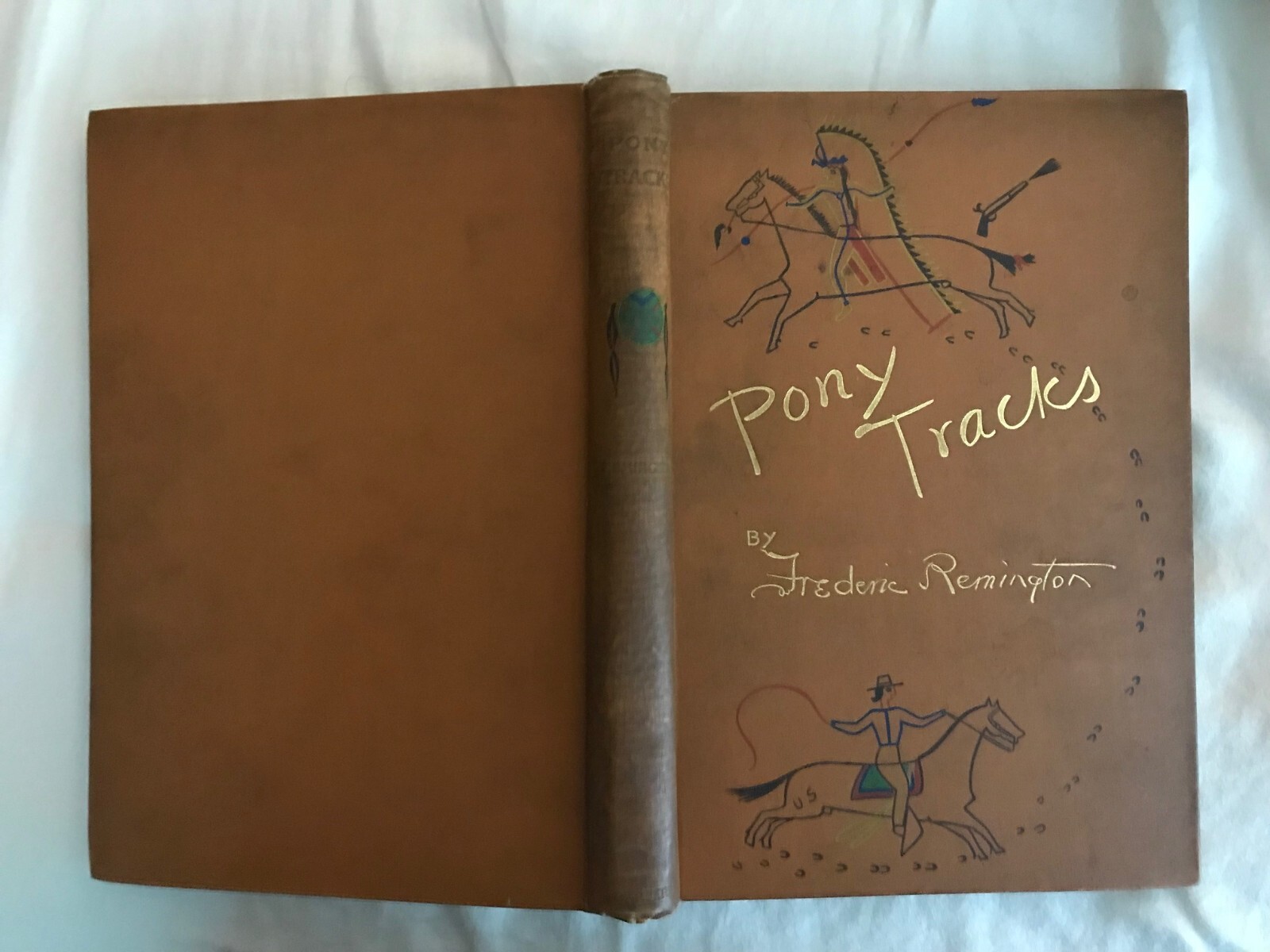 PONY TRACKS~Frederic Remington~1895~1st printing
