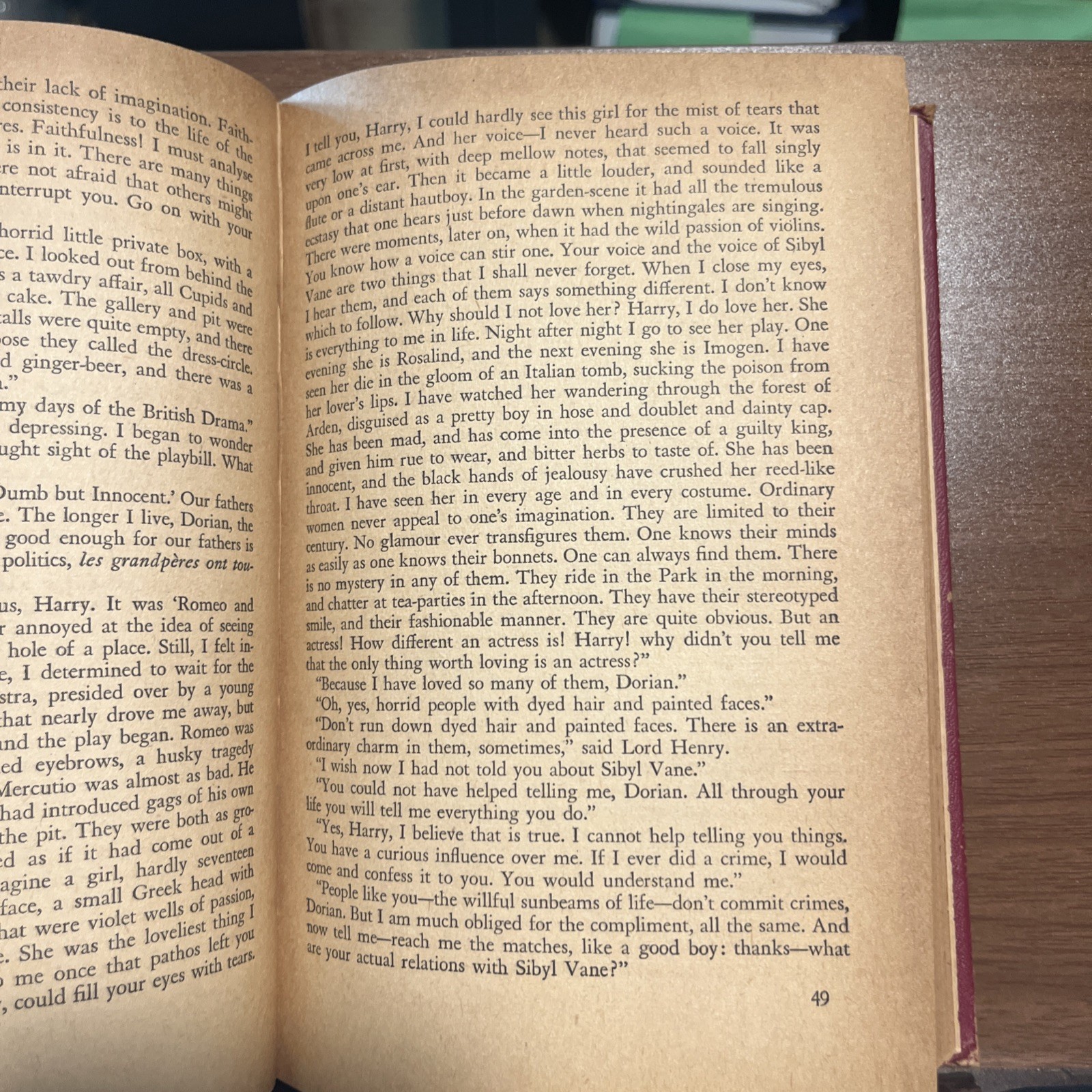 The Picture of Dorian Gray by Oscar Wilde 1944 World Publishing HC Vintage