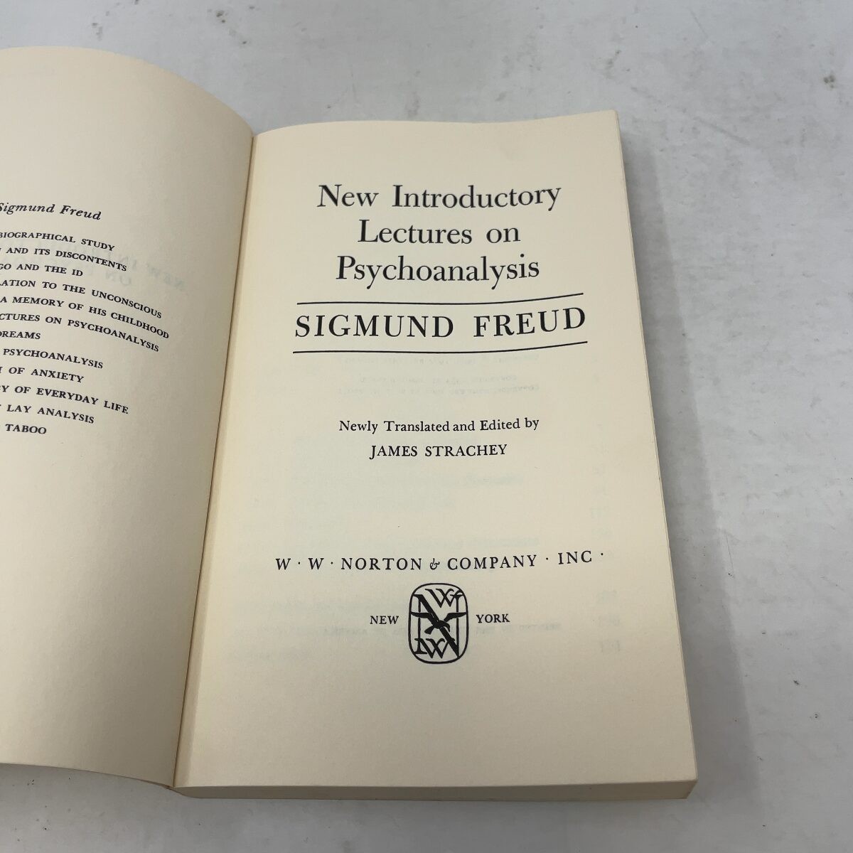 New Introductory Lectures on Psychoanalysis by Sigmund Freud PB First Thus Very