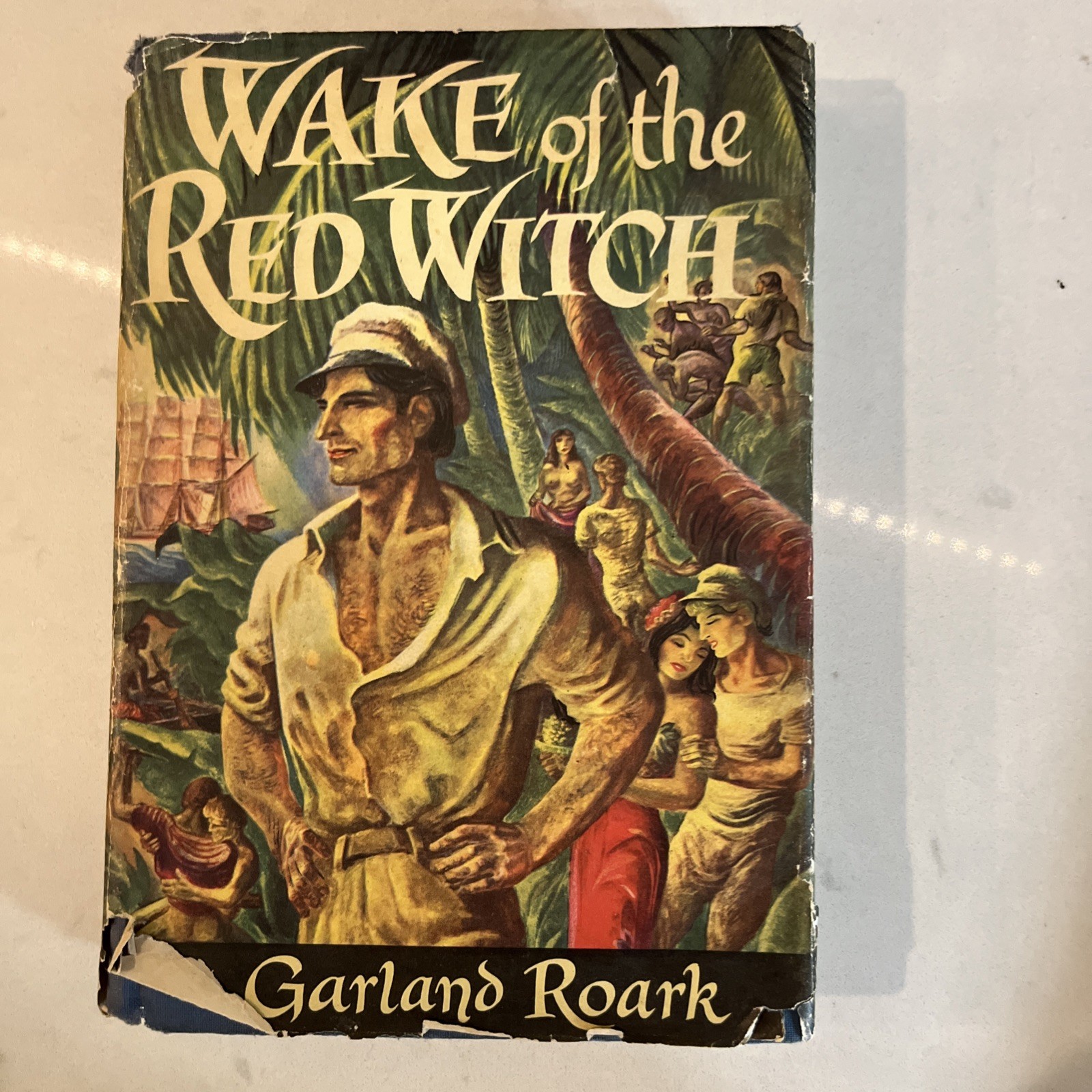 WAKE OF THE RED WITCH BY GARLAND ROARK 1946 FIRST EDITION HARDBACK WITH JACKET