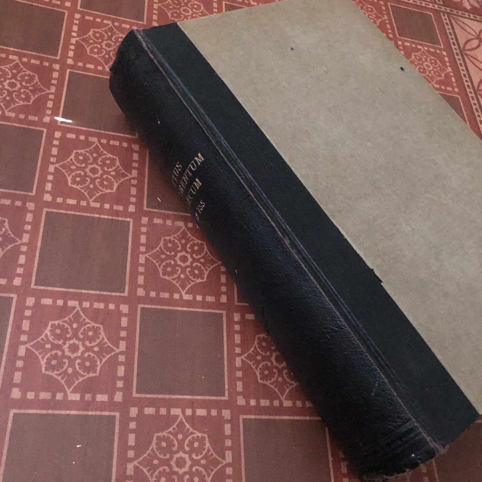 Cetus Testametus Graecum Leandro Van Was Lipsiae 1924 Greek