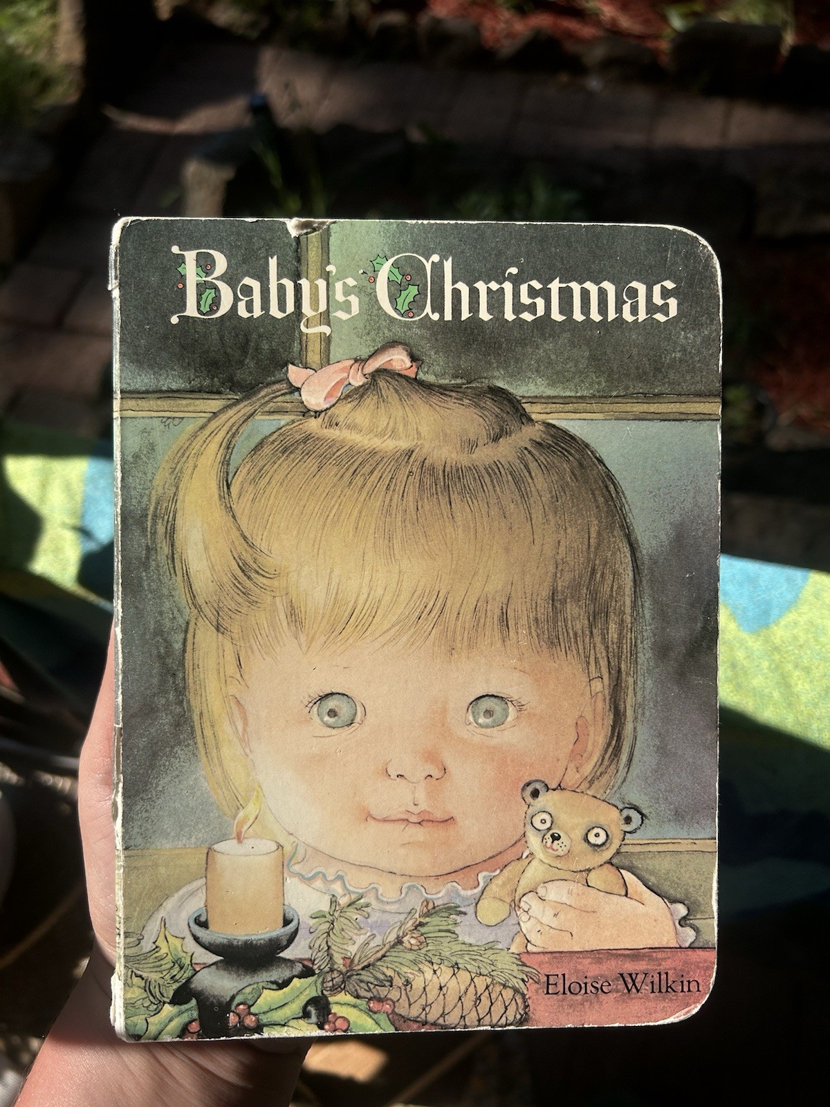 Baby’s Christmas by Eloise Wilkin Vintage children’s Board Book