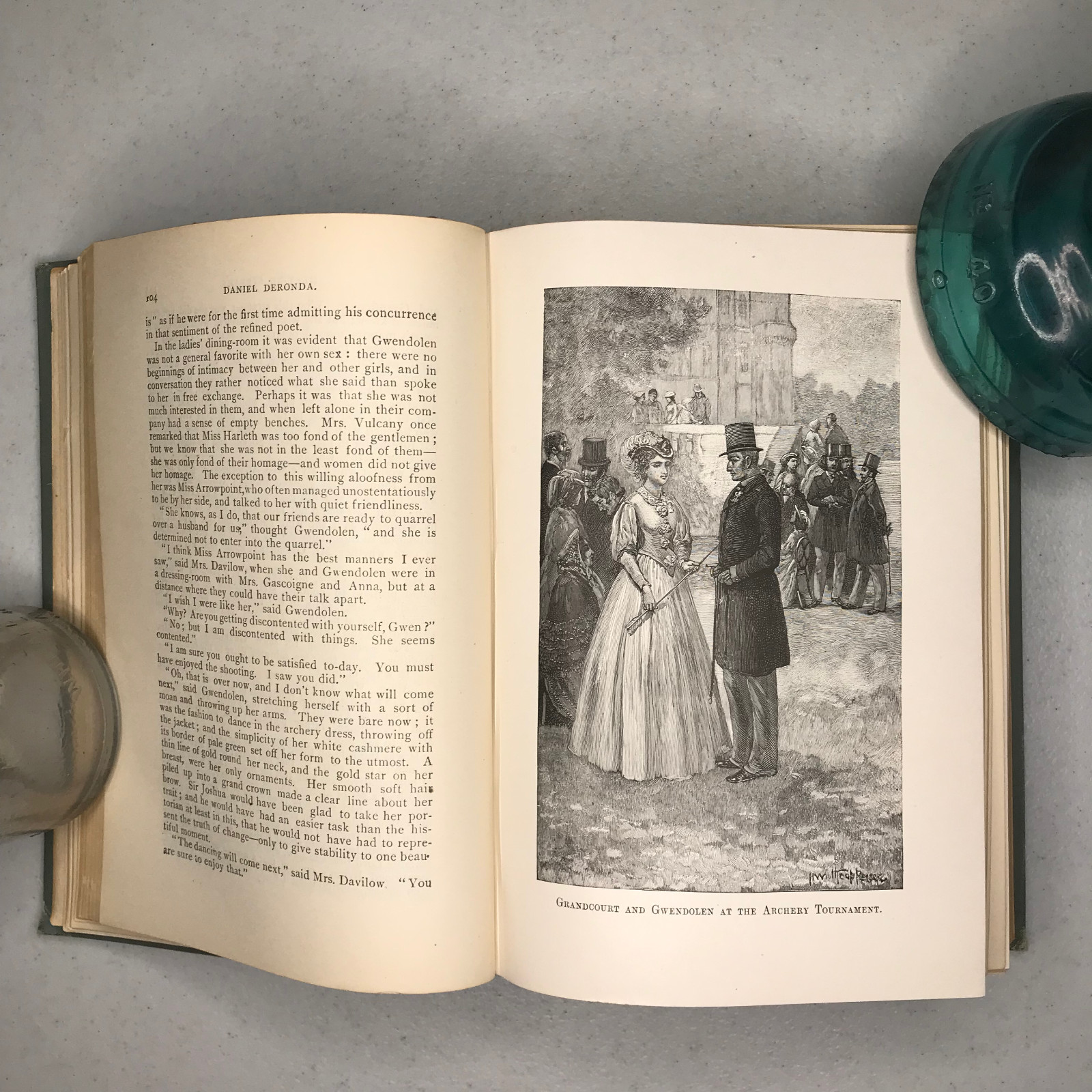 Daniel Deronda – George Eliot – Sterling Edition – Aldine – Quarter Leather