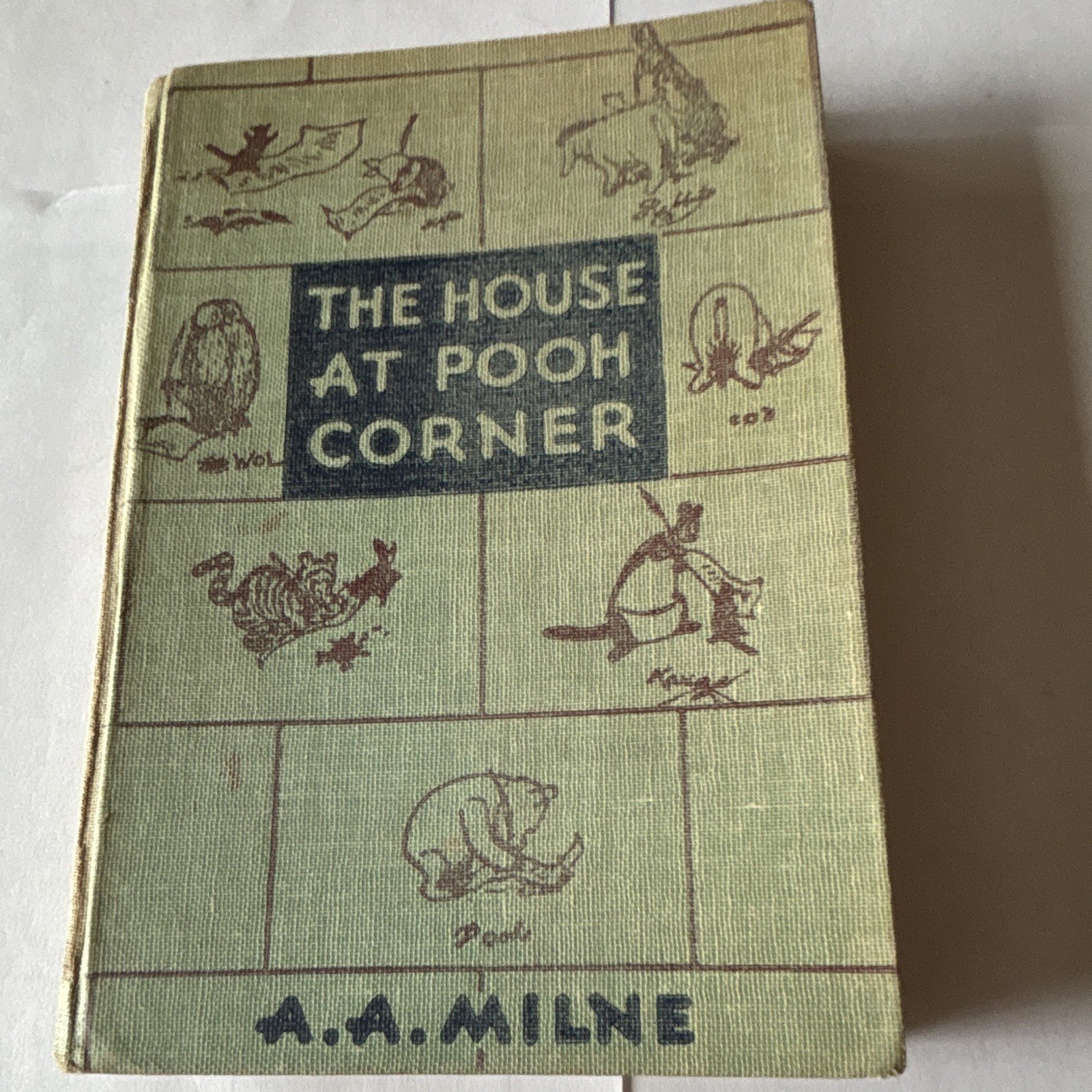 A.A. Milne The House at Pooh Corner Hardcover Illustrated E.P. Dutton & Co.
