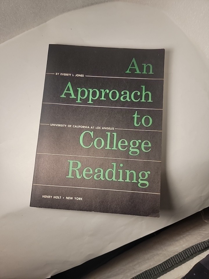 1953 RAER FIND! VINTAGE! An Approach to College Reading