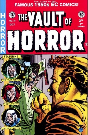 29 old Issues The Vault of Horror Magazine (1950-1955) – Scary & Eerie on DVD