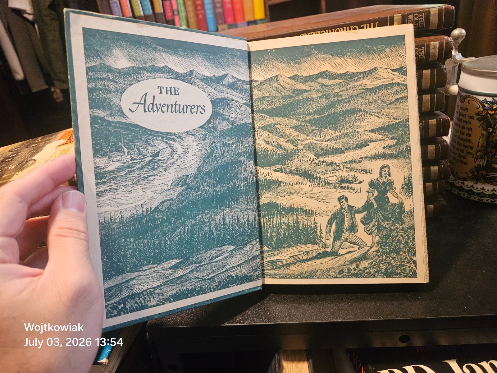 112# The Adventurers Ernest Haycox 1954 Little Brown Final Novel HC
